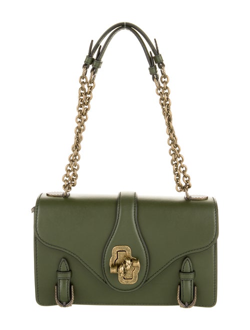 Bottega Veneta City Knot Shoulder Bag Green