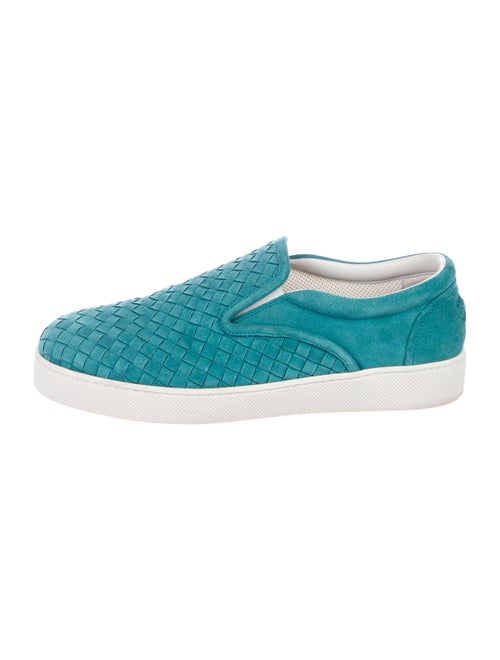 Bottega Veneta Suede Sneakers Blue