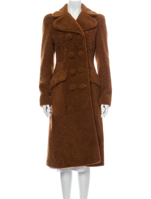 Bottega Veneta Shearling Coat Brown