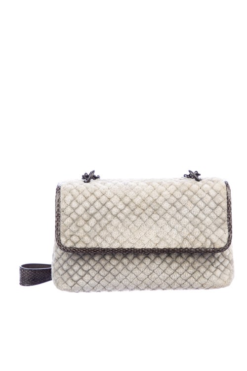 Bottega Veneta Embroidered Velvet & Ayers Baby Oli