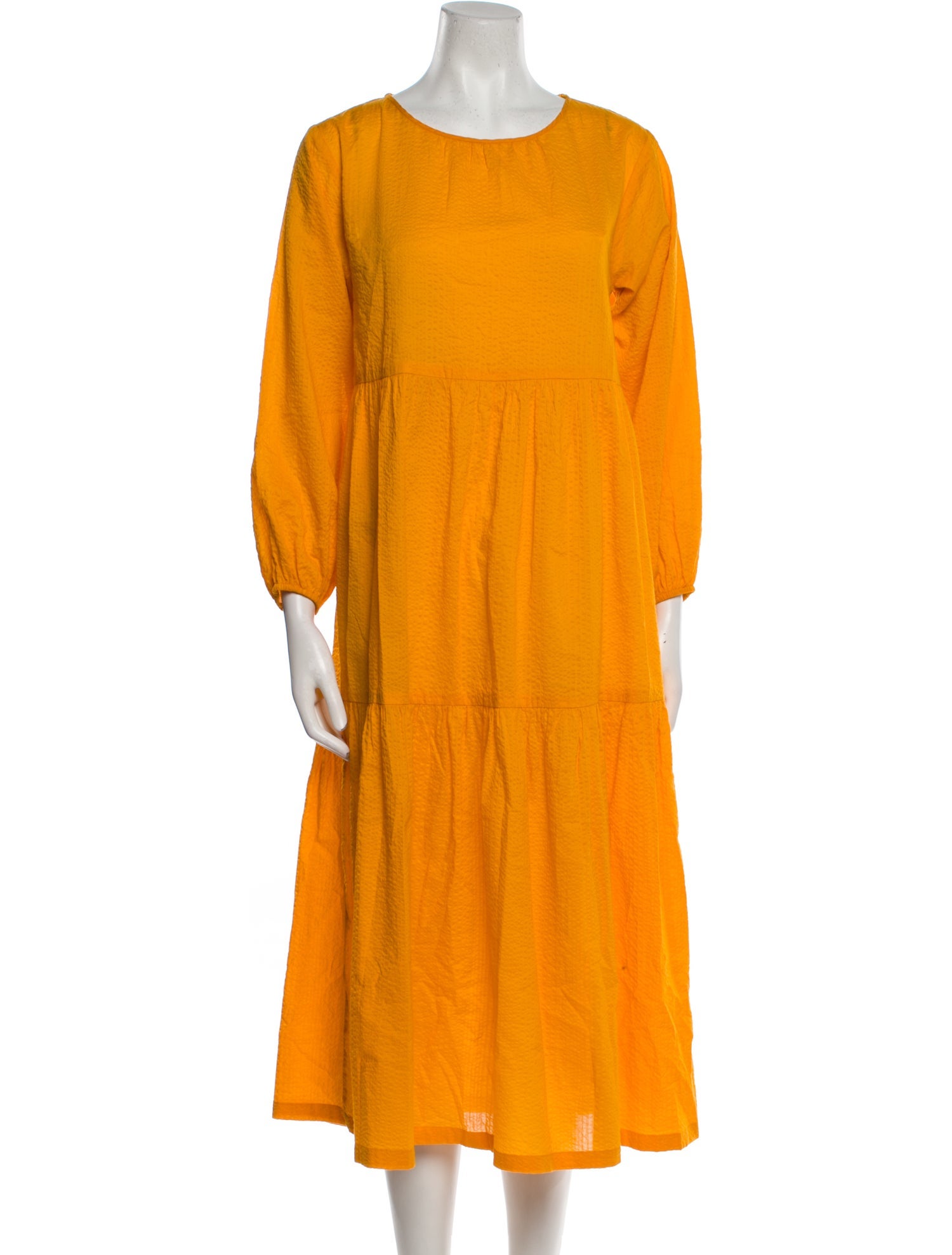 Bouguessa Crew Neck Midi Length Dress