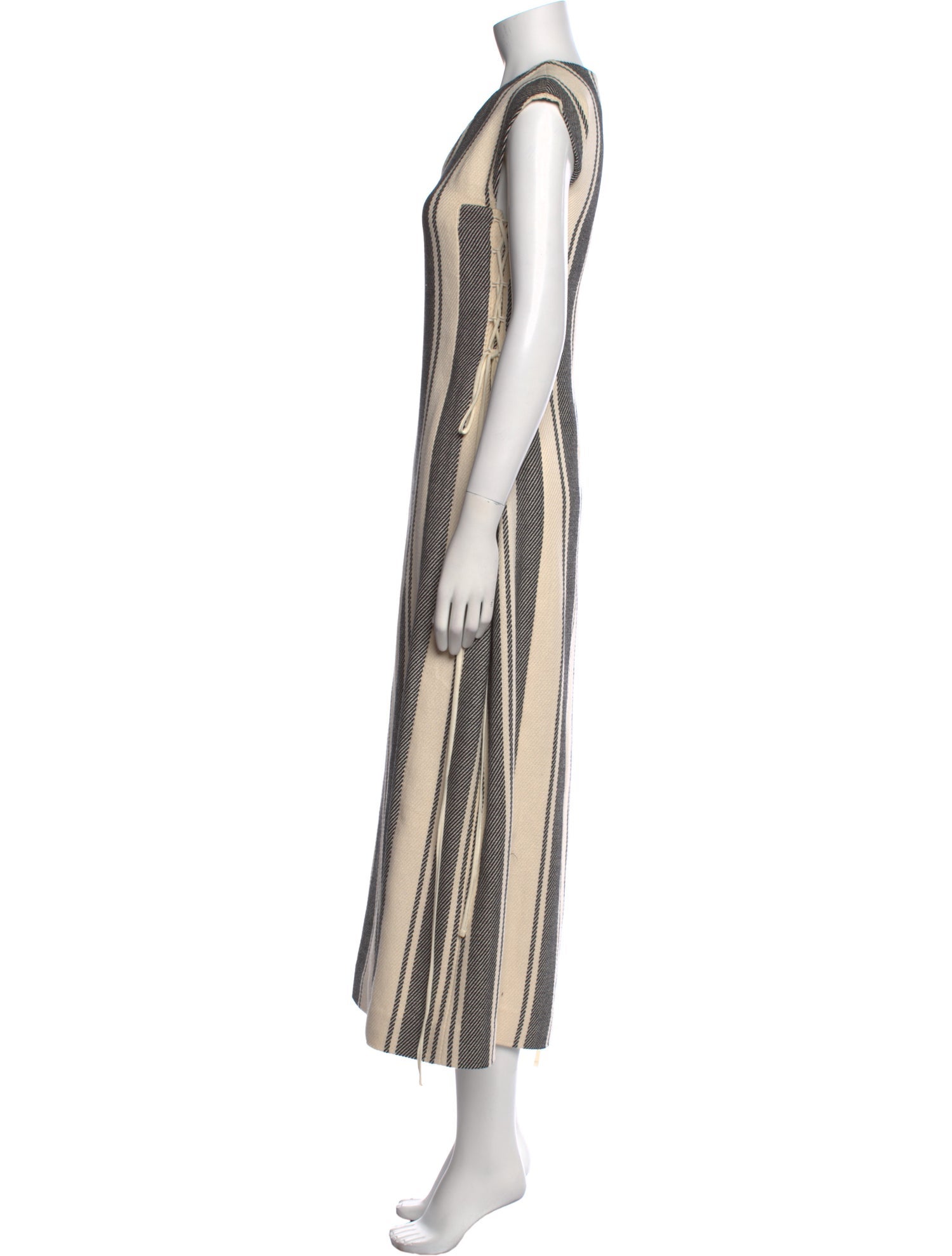 Bouguessa Striped Long Dress