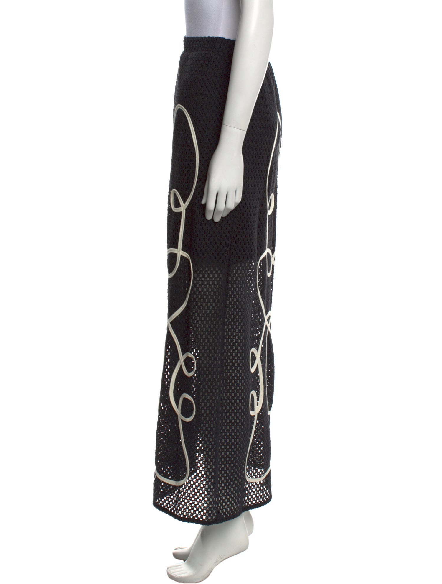 Bouguessa Patterned Midi Length Skirt