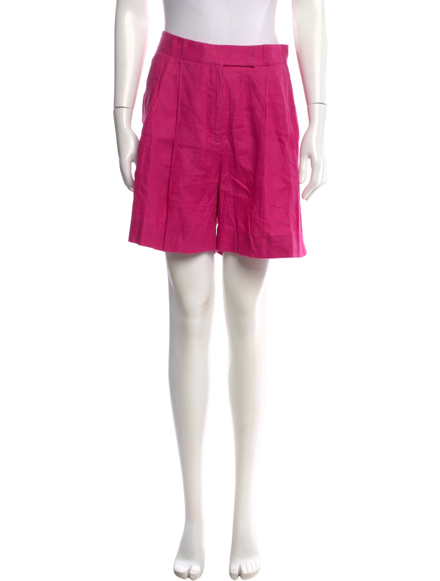 Bouguessa Linen Knee-Length Shorts