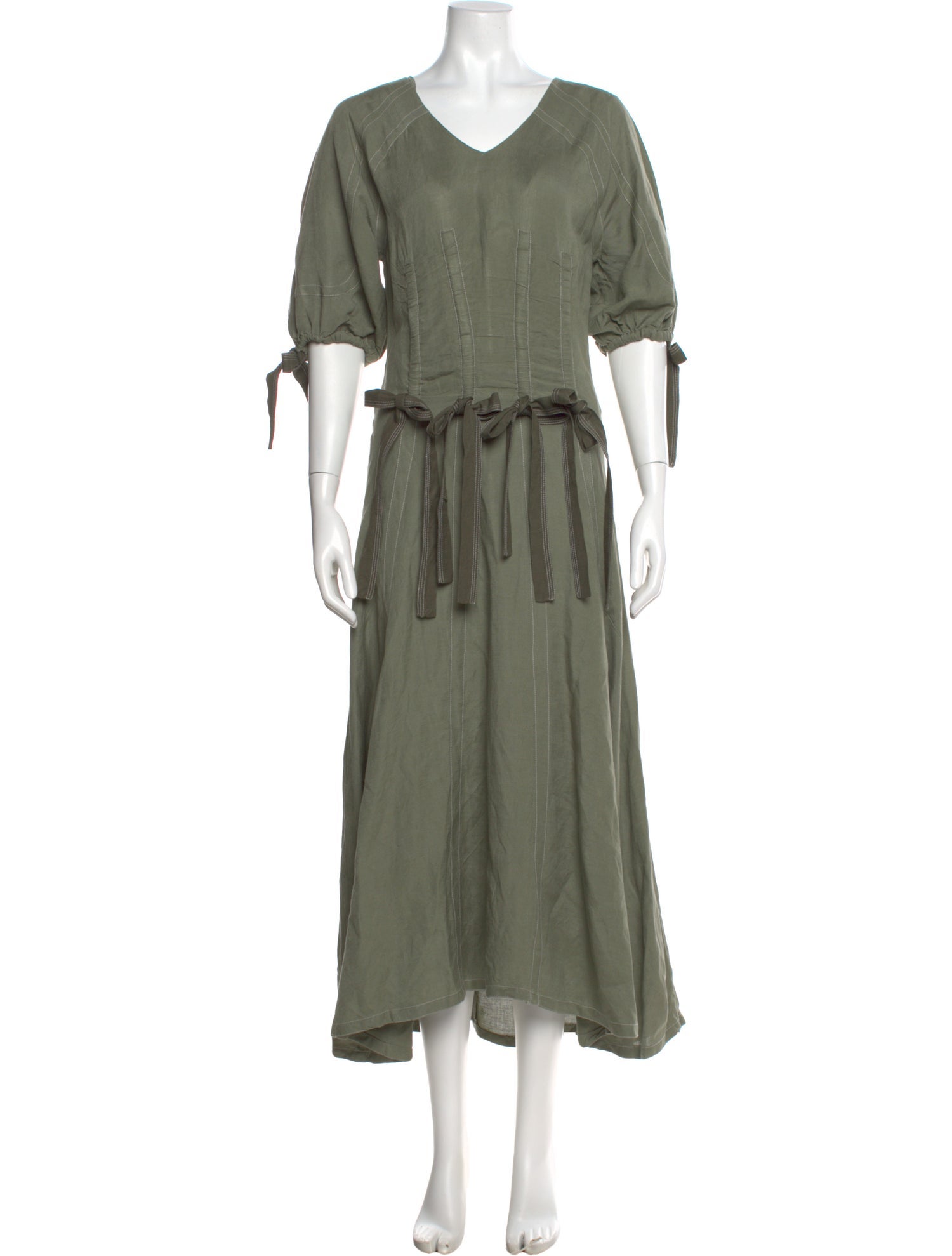 Bouguessa Linen Long Dress