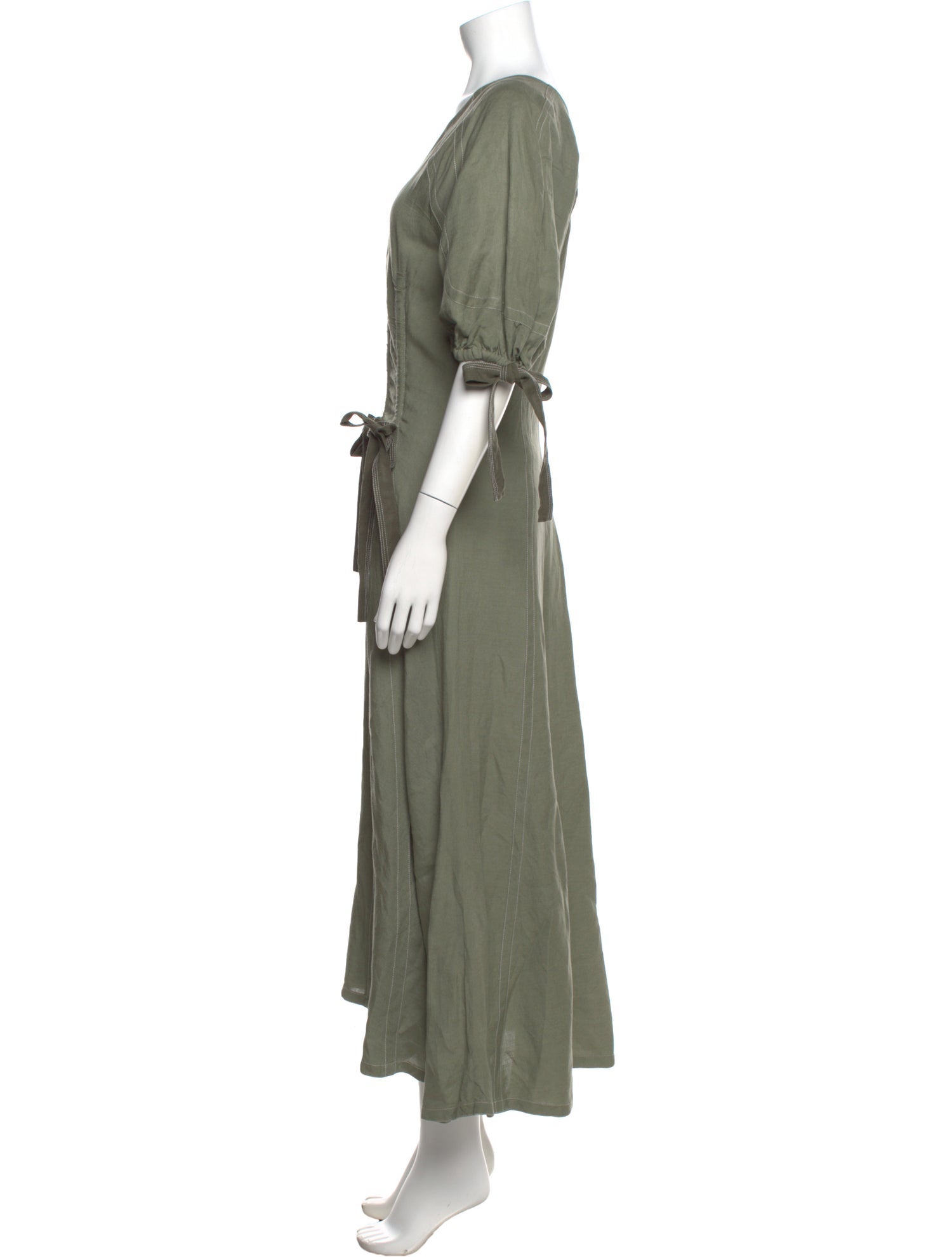 Bouguessa Linen Long Dress