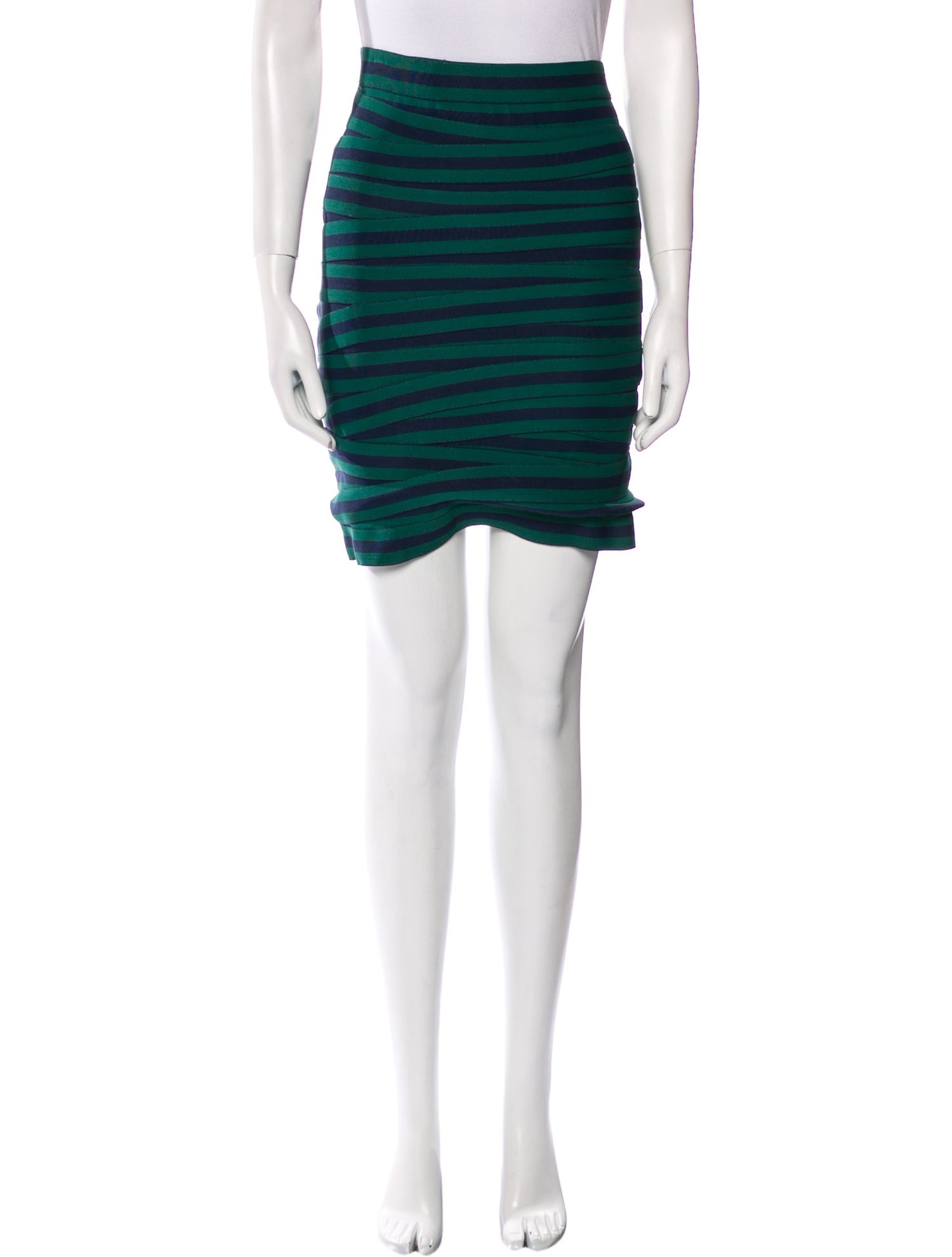 Boy. by Band of Outsiders Striped Knee-Length Skirt