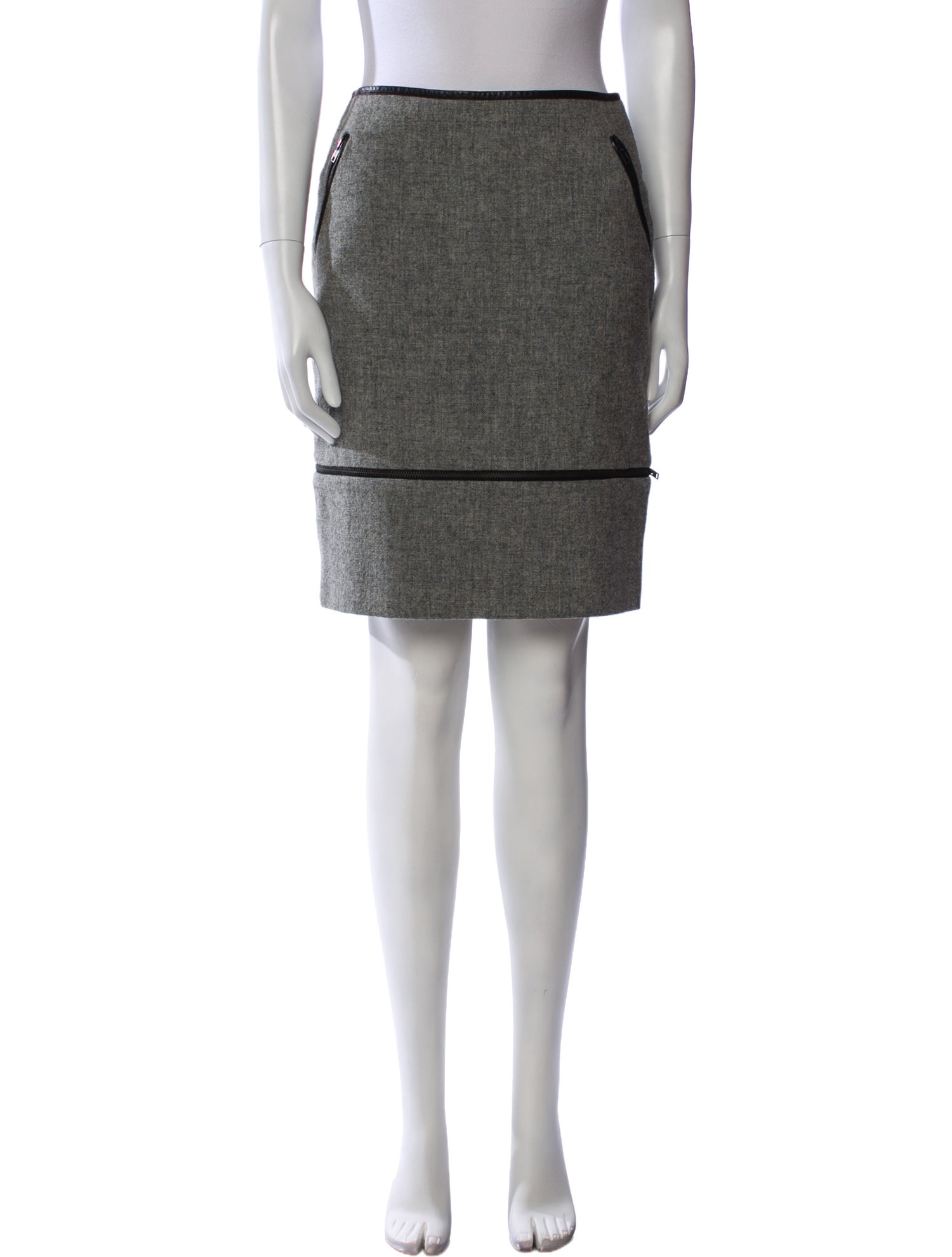 Boy. by Band of Outsiders Wool Knee-Length Skirt