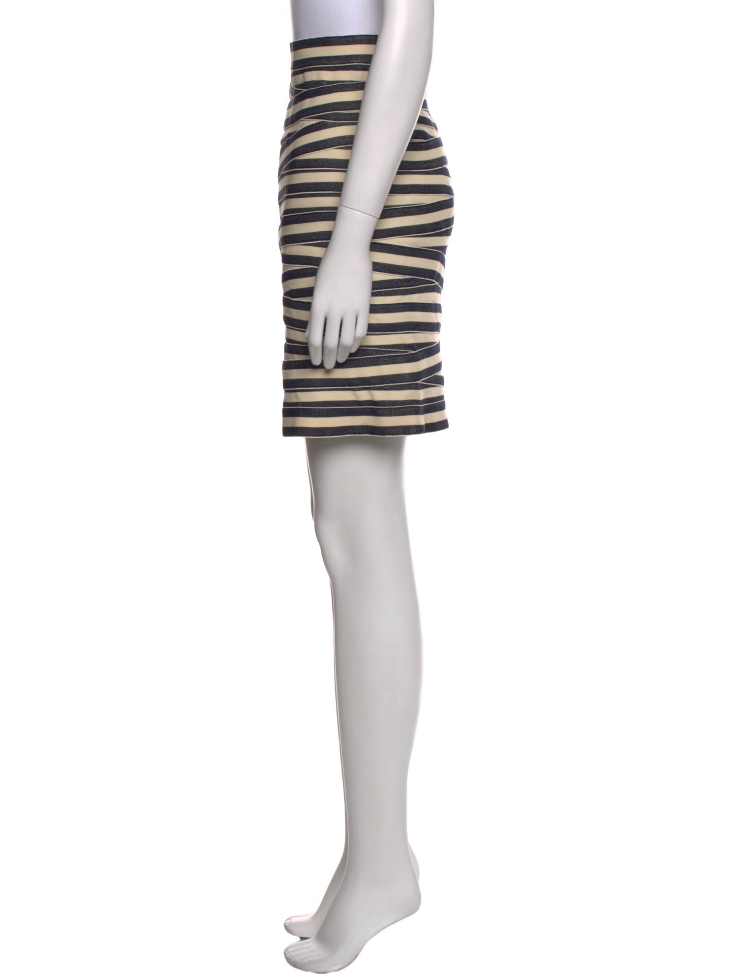 Boy. by Band of Outsiders Striped Knee-Length Skirt