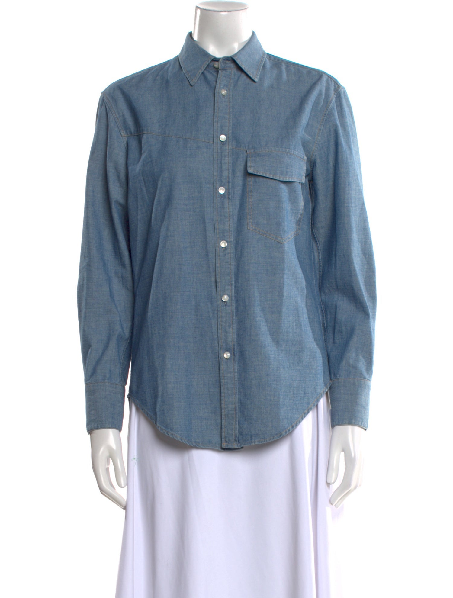 Boy. by Band of Outsiders Long Sleeve Button-Up Top