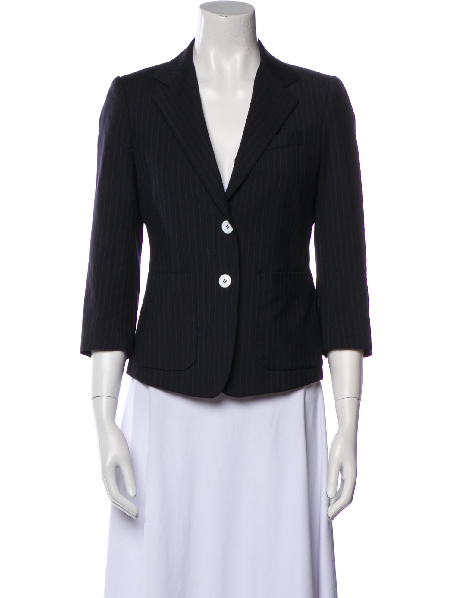 Boy. by Band of Outsiders Wool Striped Blazer