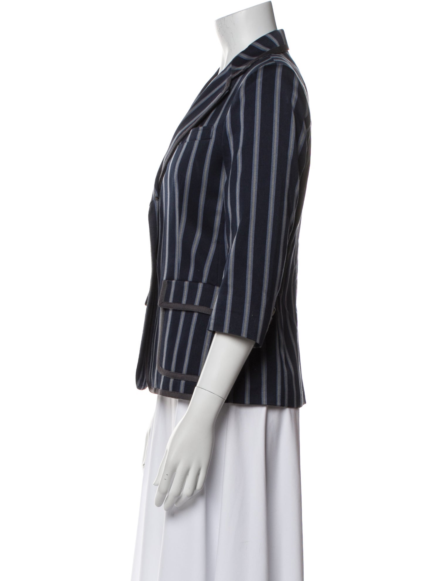 Boy. by Band of Outsiders Virgin Wool Striped Blazer