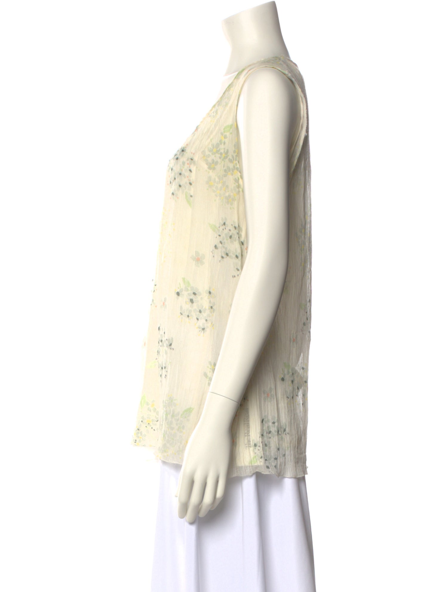 Boy. by Band of Outsiders Floral Print Scoop Neck Top