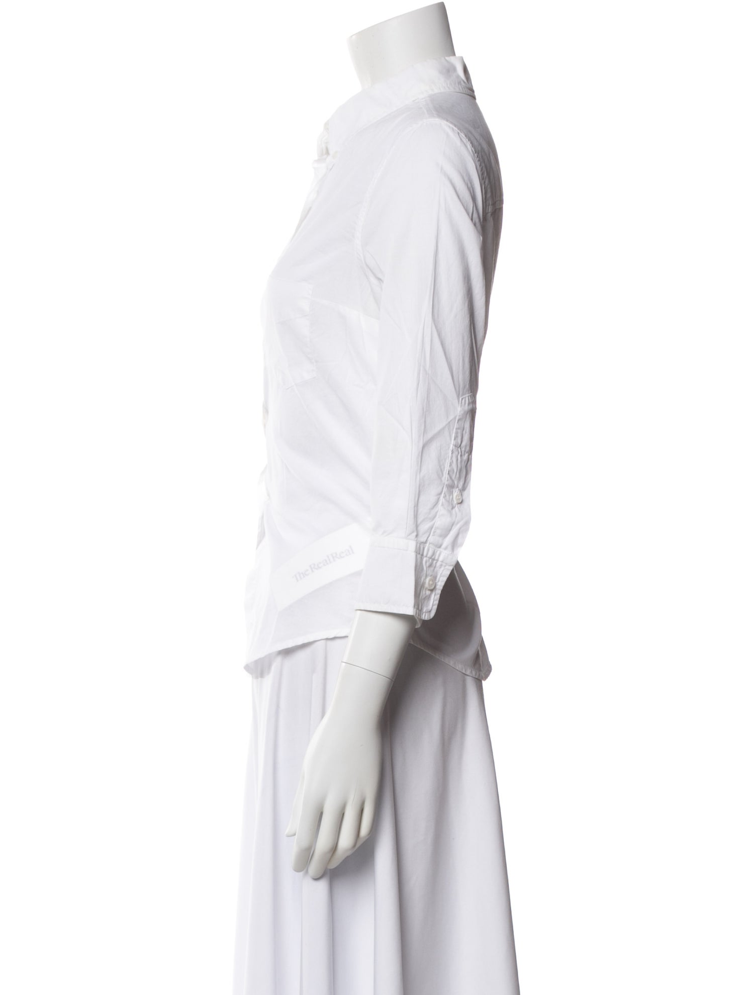 Boy. by Band of Outsiders Three-Quarter Sleeve Button-Up Top