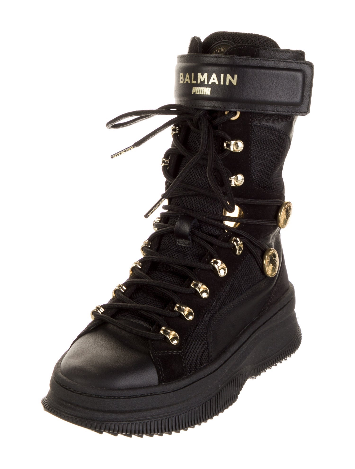 Balmain x Puma Combat Boots