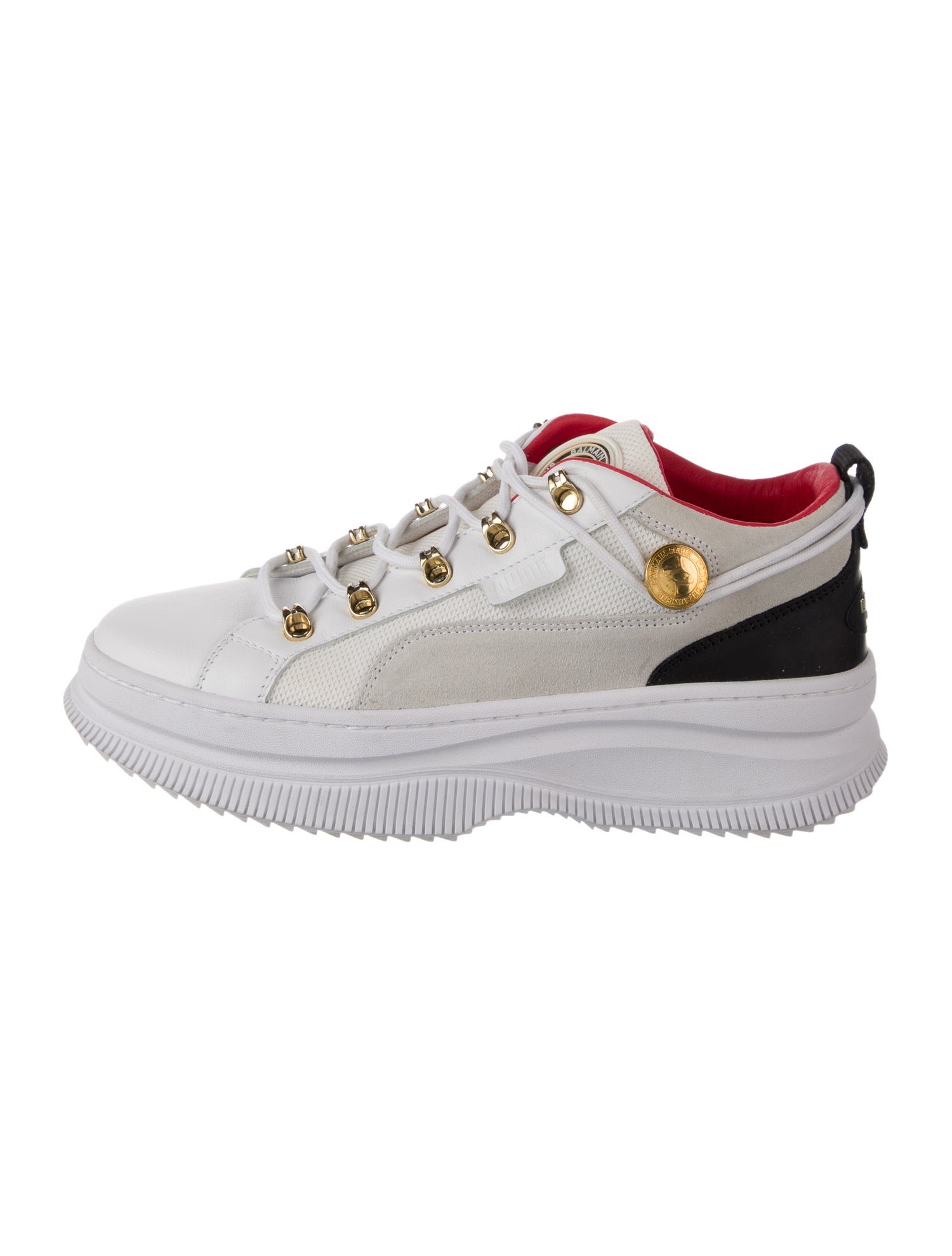 Balmain x Puma Leather Sneakers