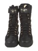 Balmain x Puma Leather Combat Boots