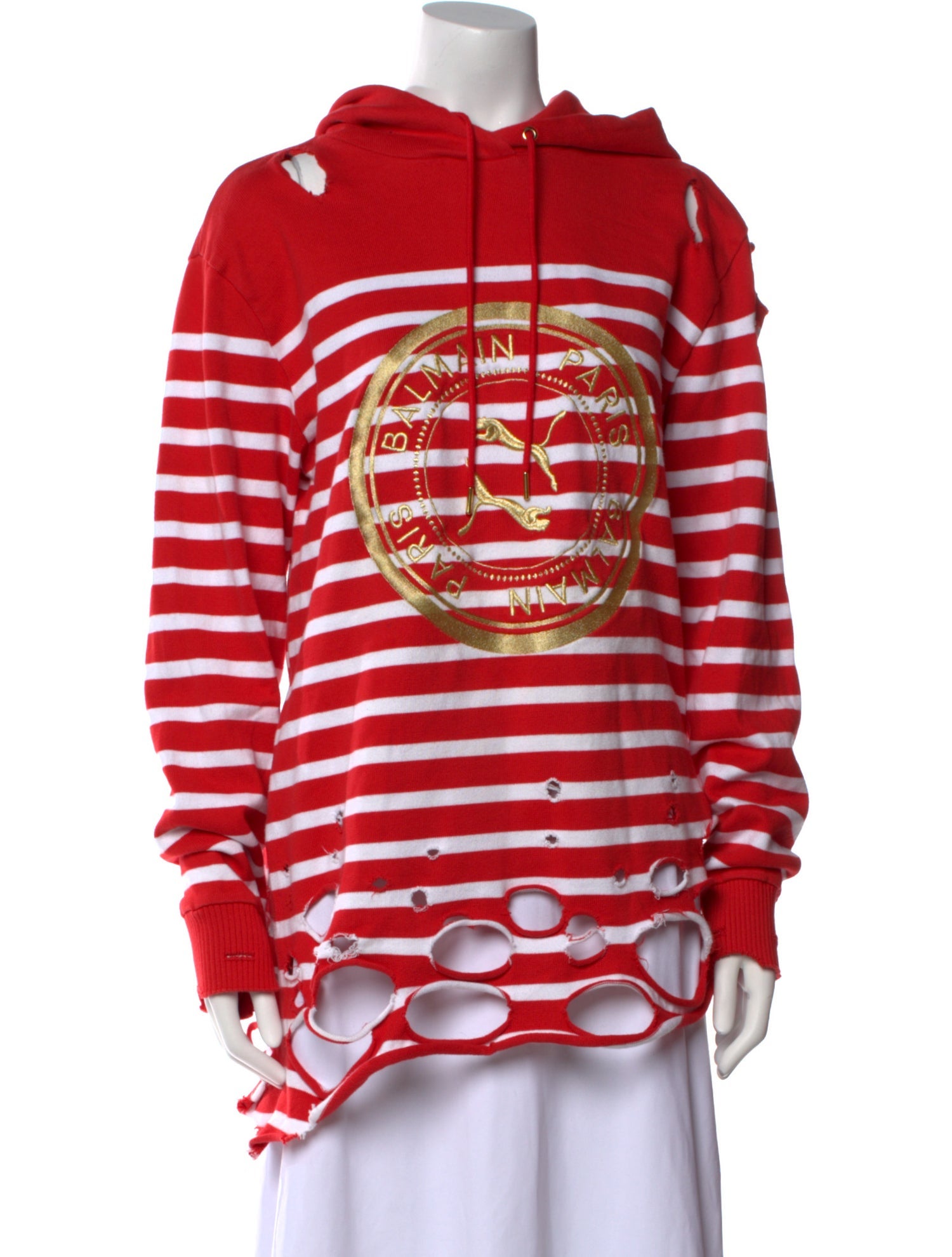 Balmain x Puma Graphic Print Crew Neck Sweatshirt