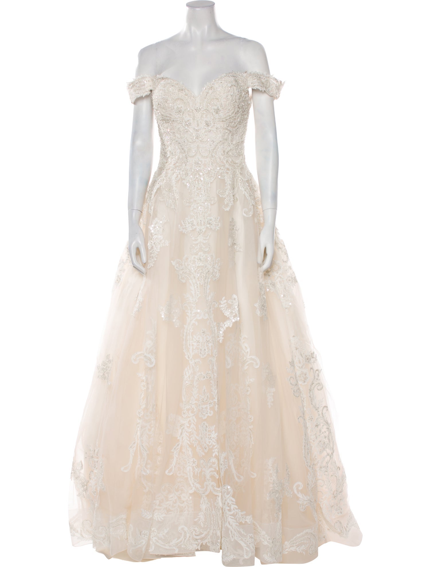 Madison James Lace Pattern Long Dress w/ Tags