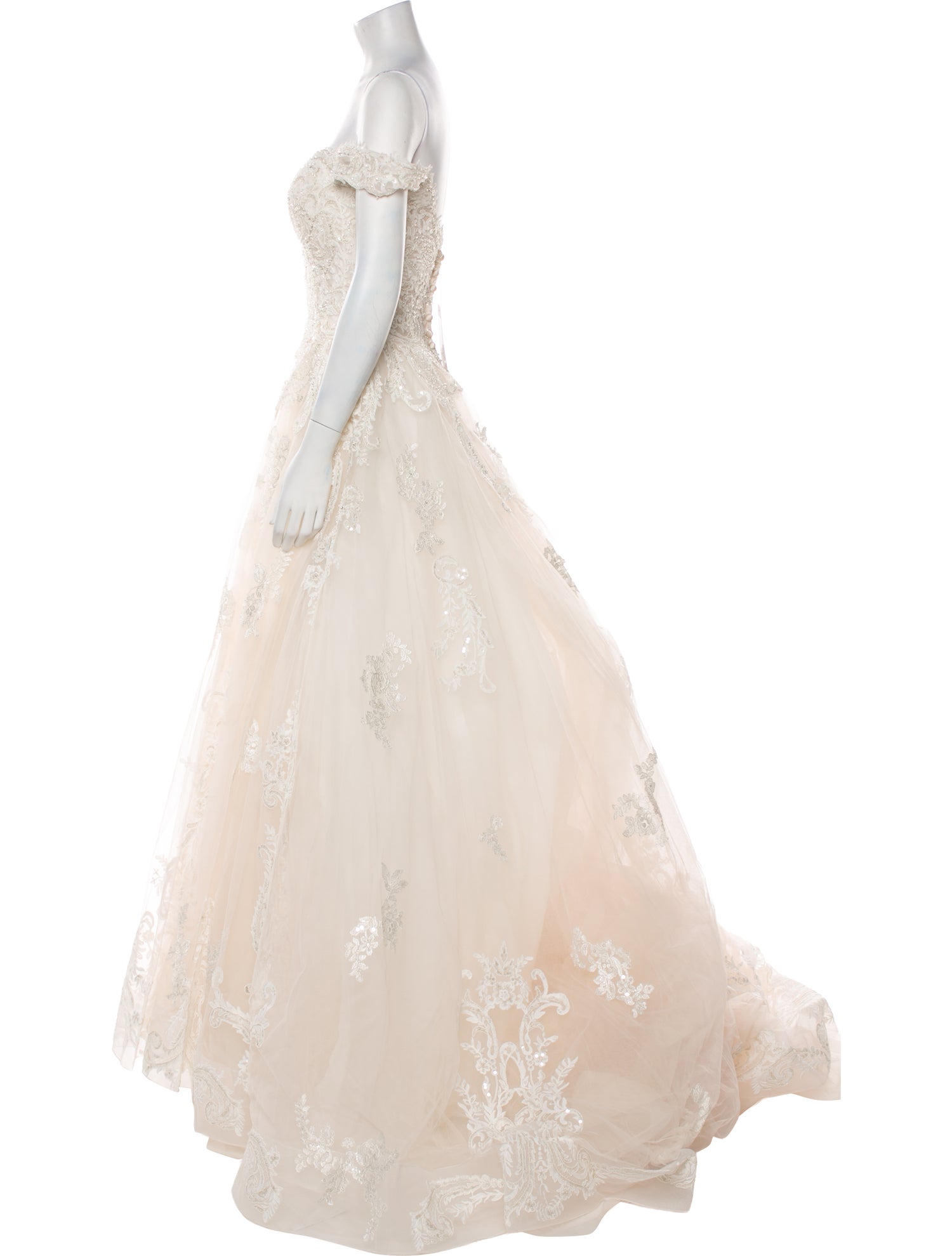 Madison James Lace Pattern Long Dress w/ Tags