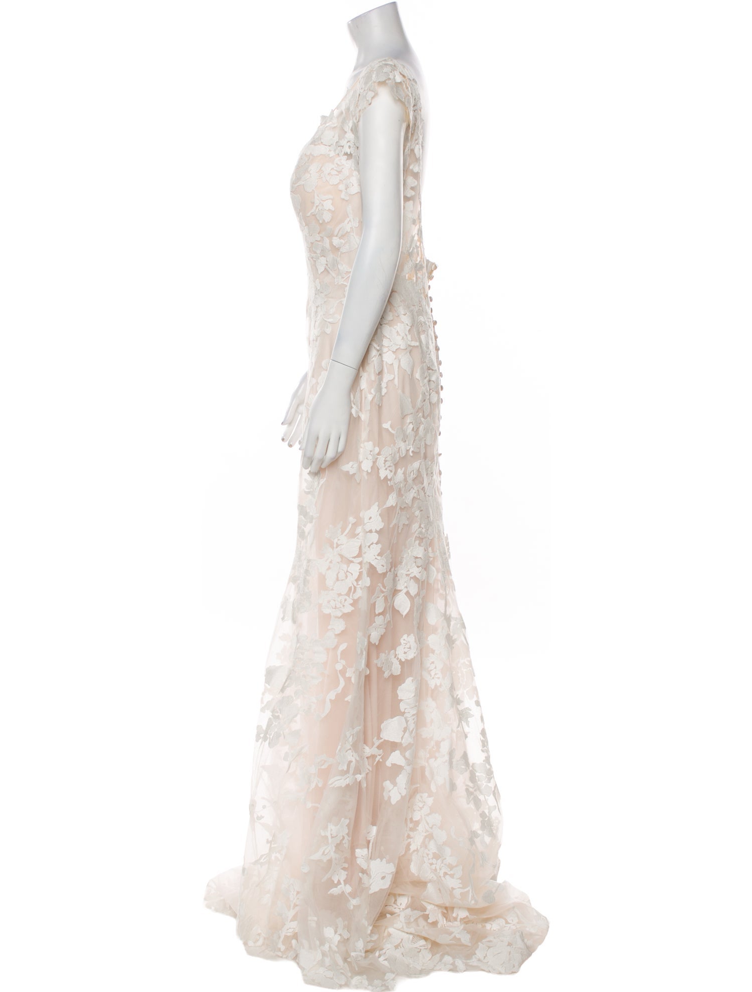 Madison James Lace Pattern Long Dress w/ Tags