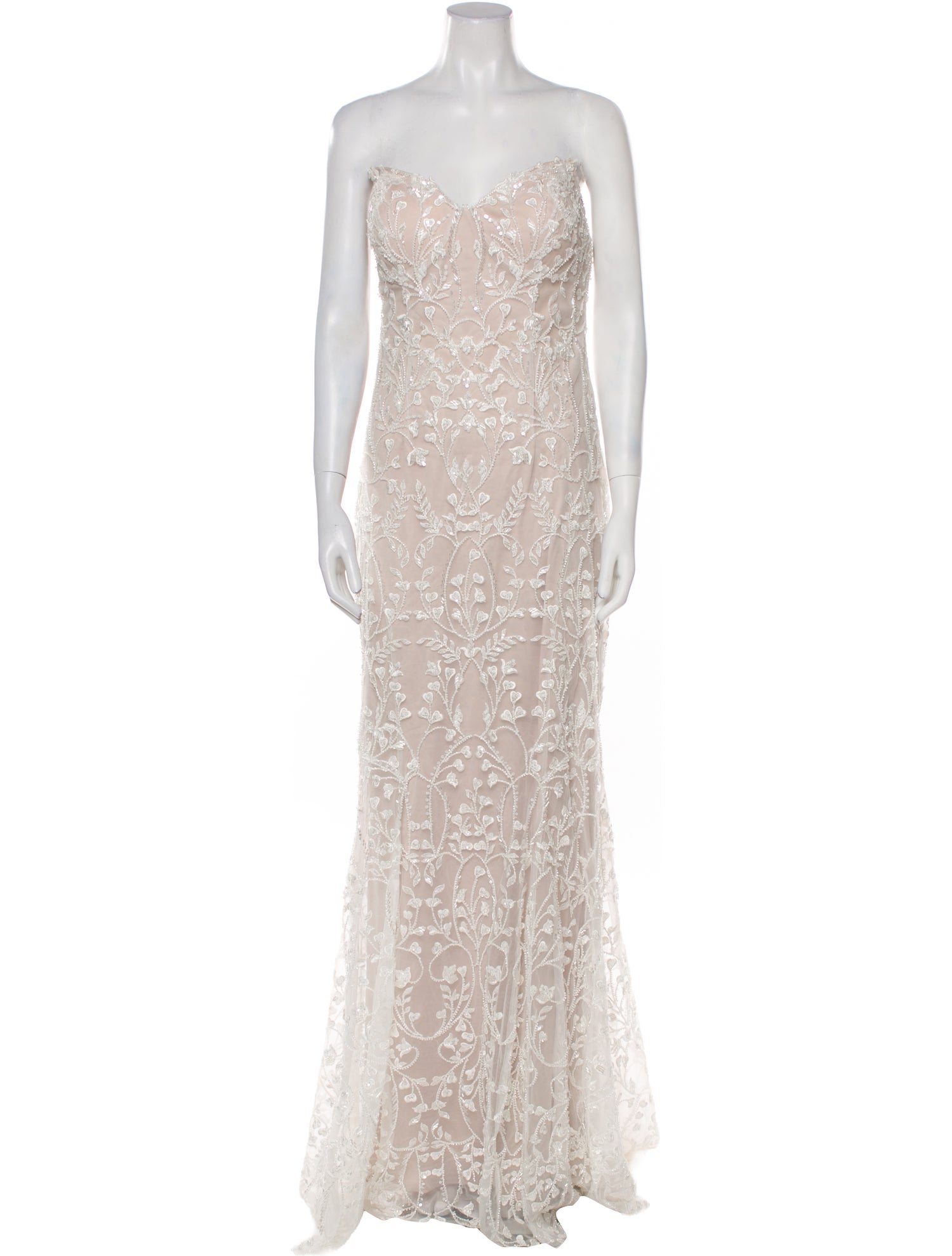 Madison James Lace Pattern Long Dress w/ Tags