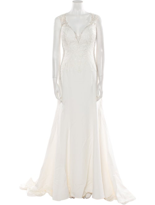 Madison James V-Neck Long Dress