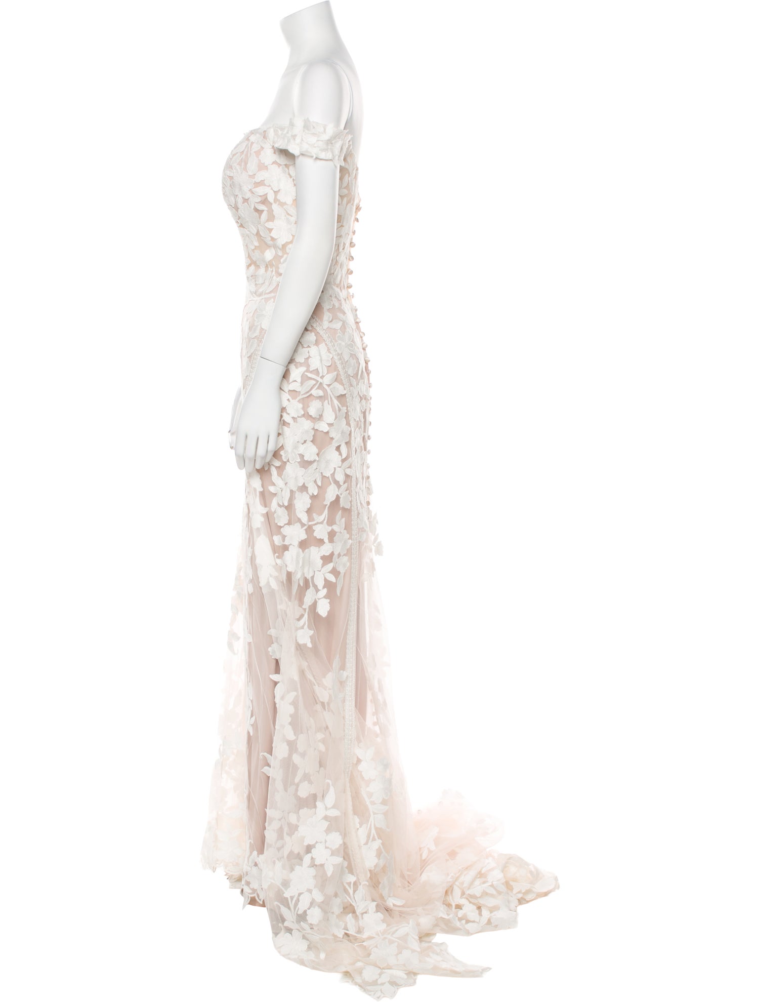 Madison James Lace Pattern Long Dress w/ Tags