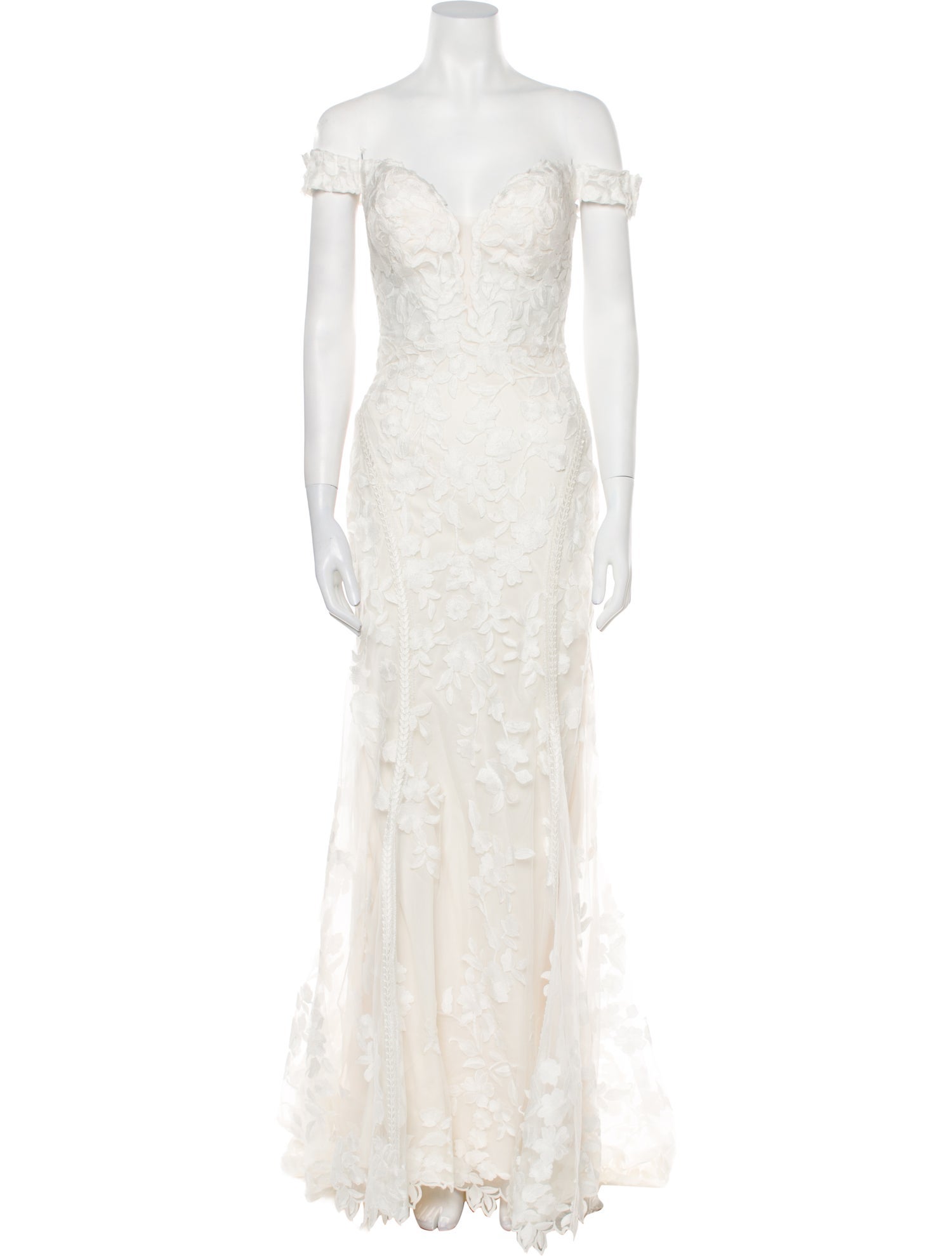 Madison James Lace Pattern Long Dress w/ Tags