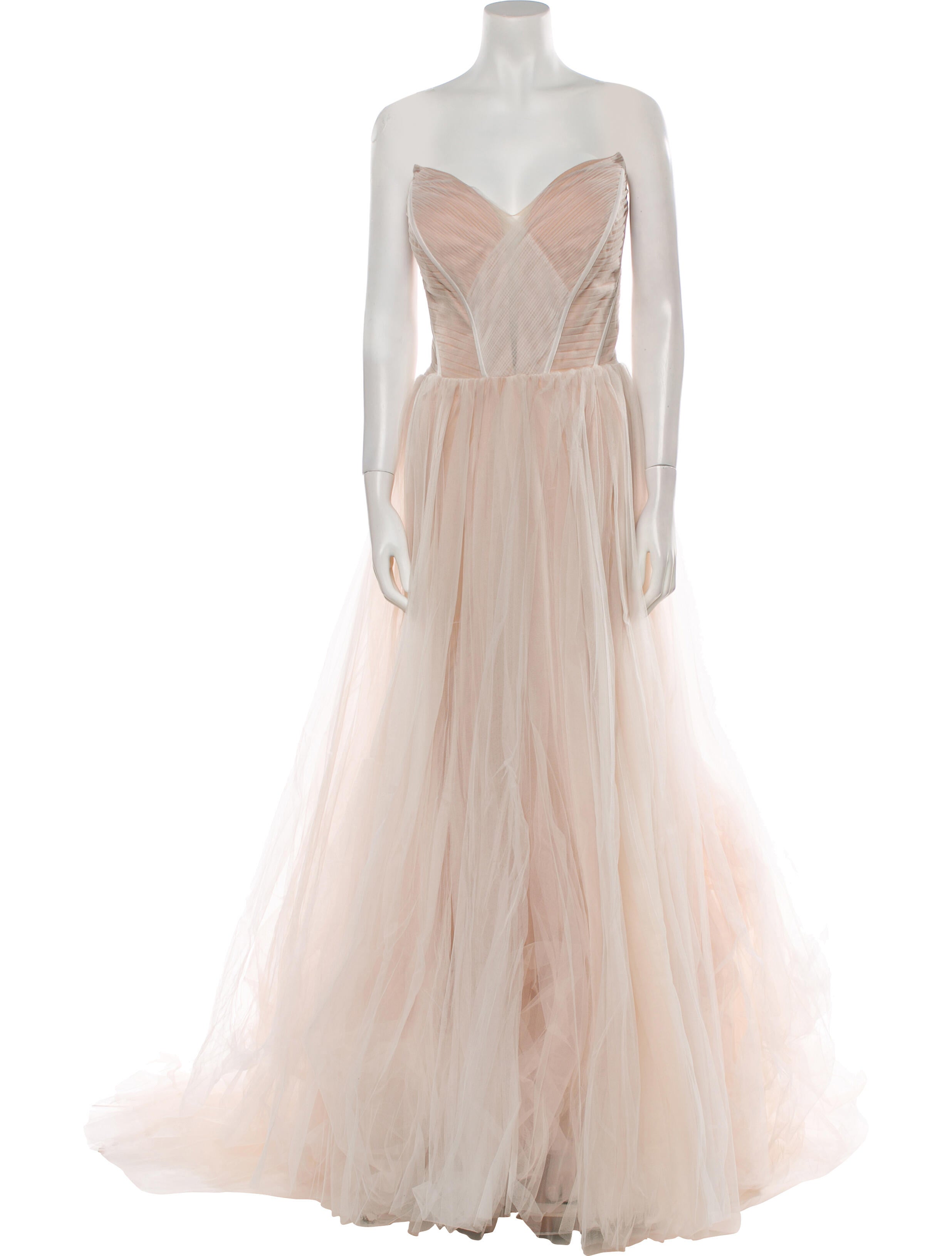 Madison James Strapless Long Dress w/ Tags