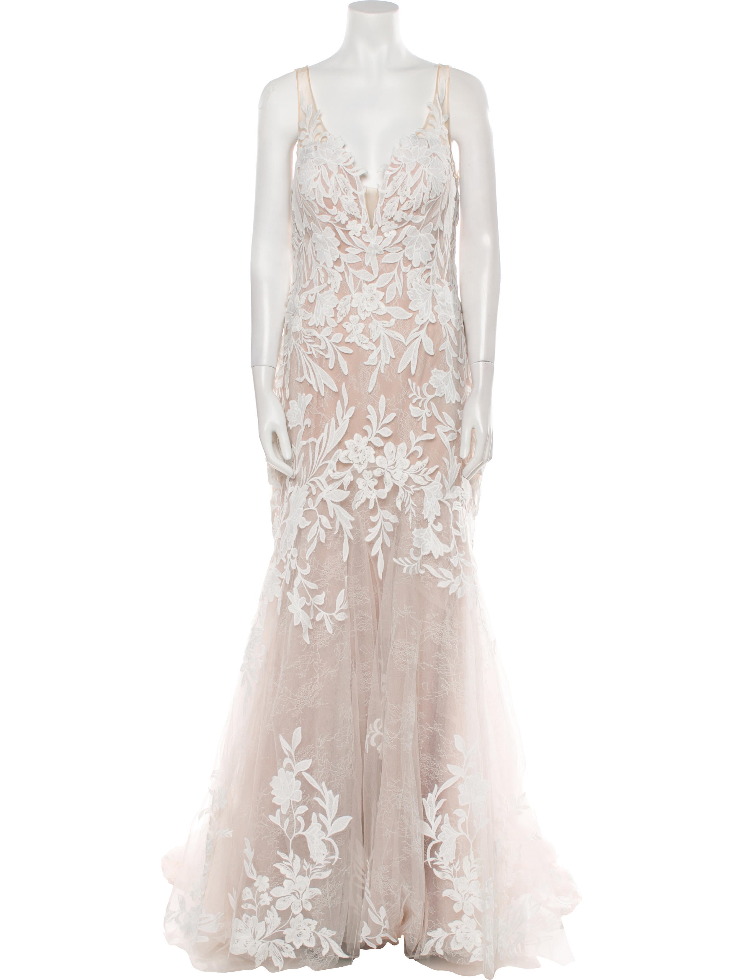 Madison James Lace Pattern Long Dress w/ Tags