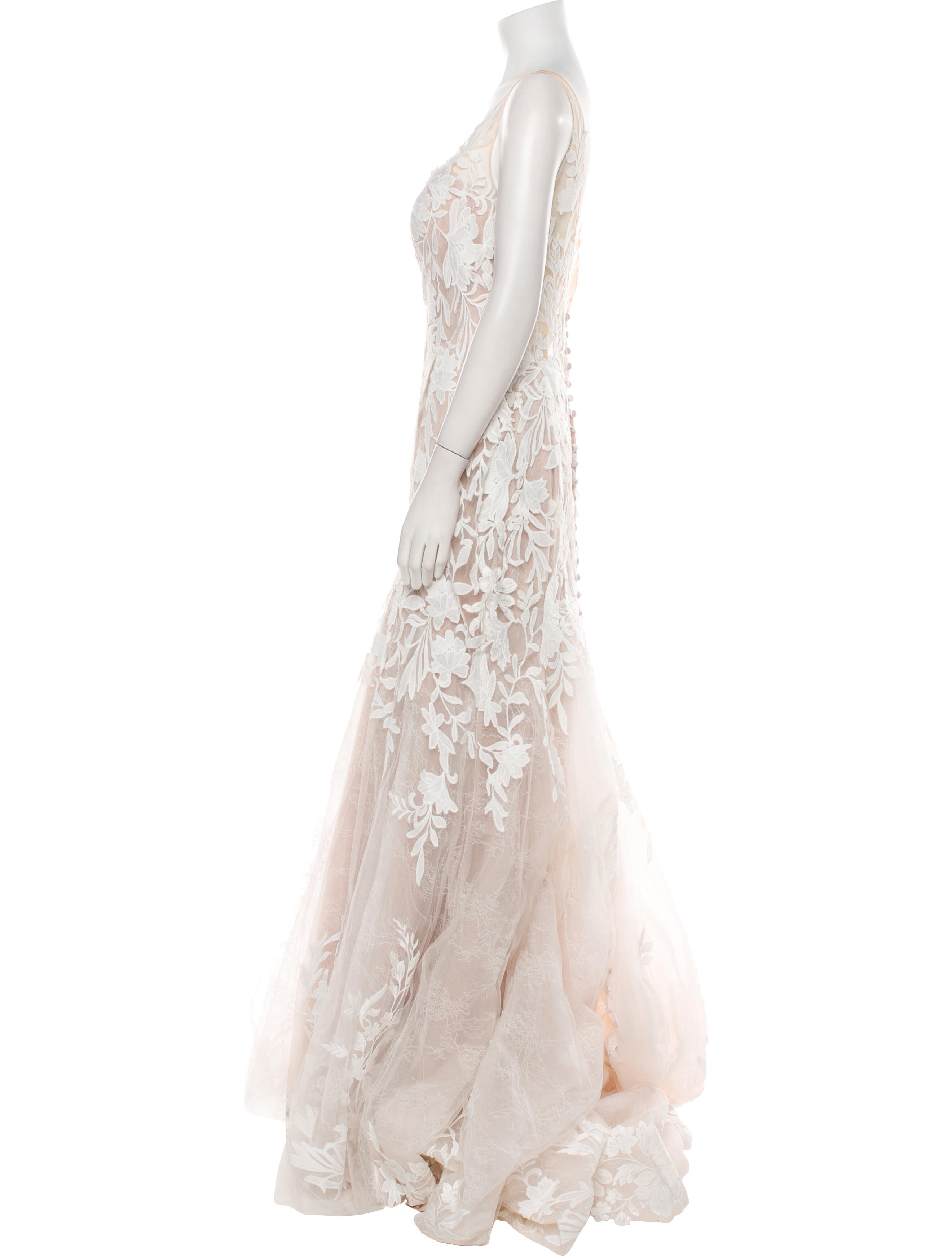 Madison James Lace Pattern Long Dress w/ Tags