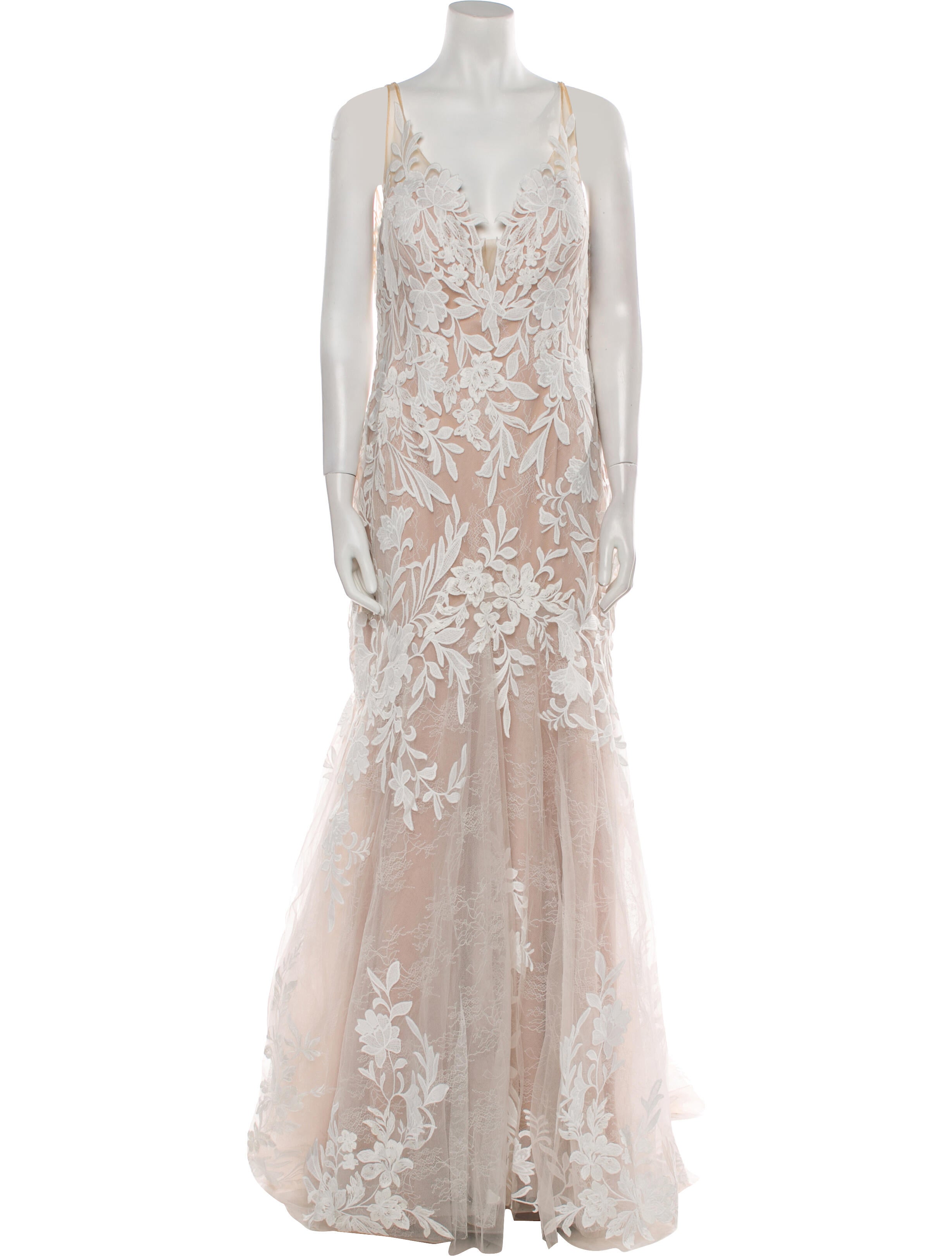 Madison James Lace Pattern Long Dress w/ Tags