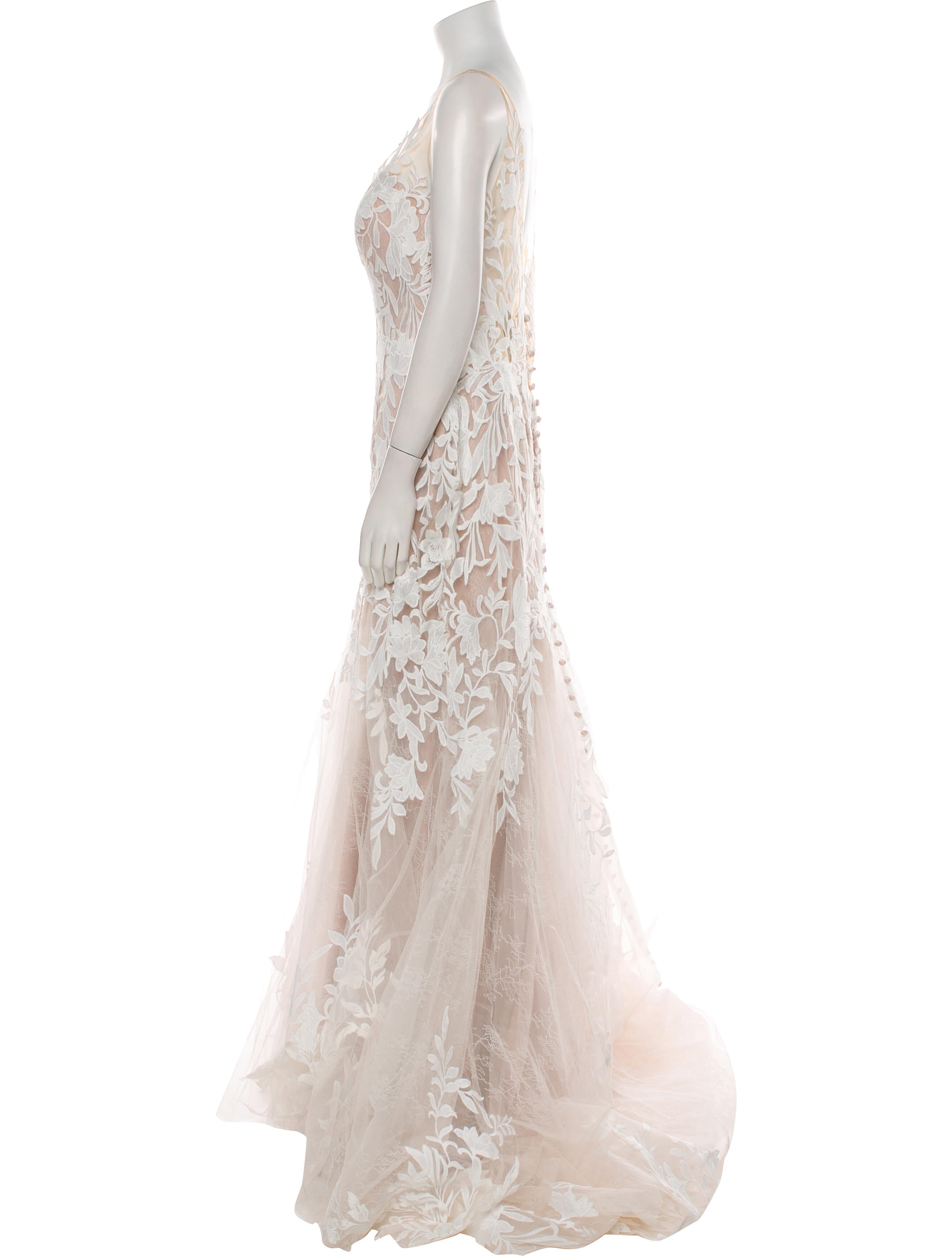 Madison James Lace Pattern Long Dress w/ Tags