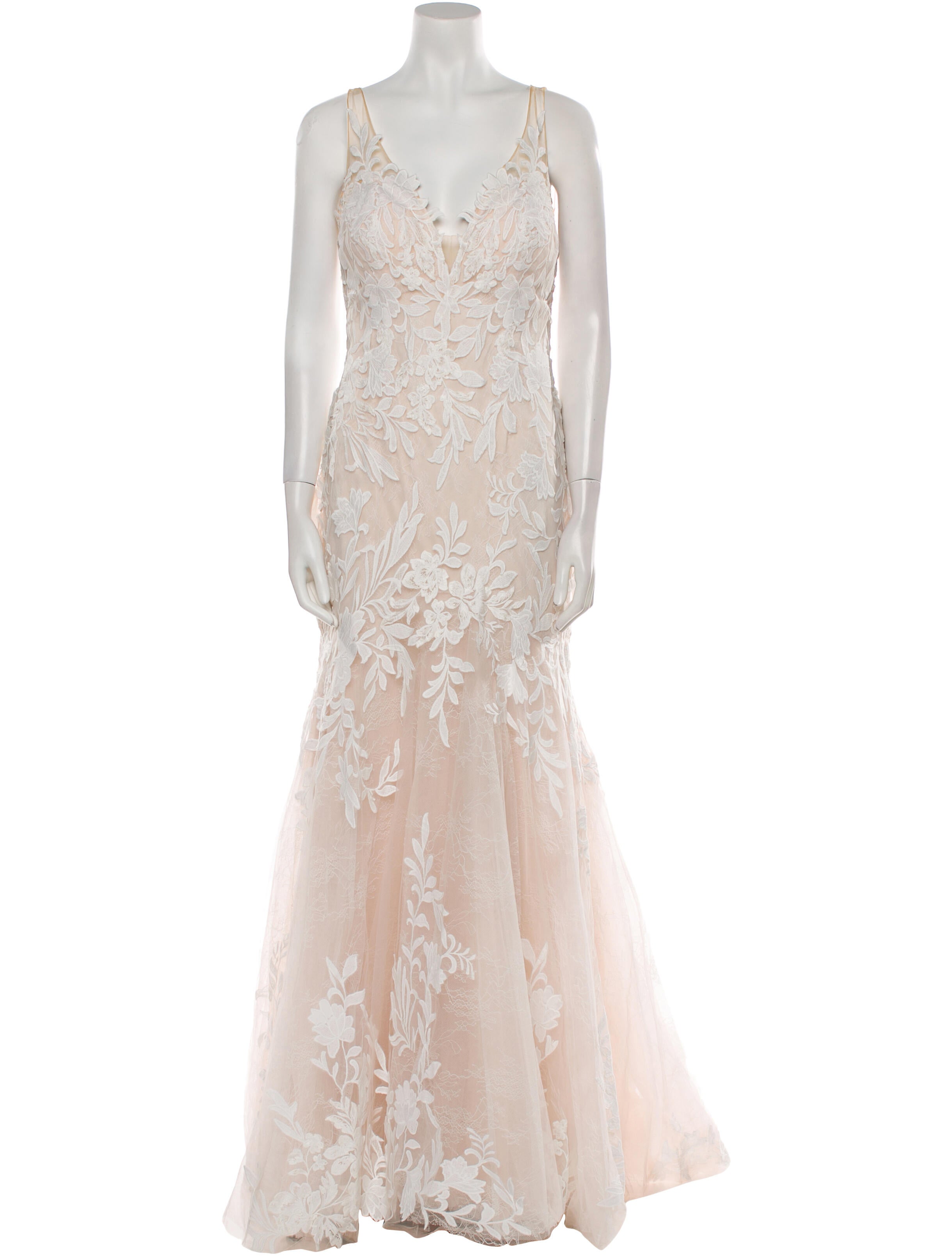 Madison James Lace Pattern Long Dress w/ Tags