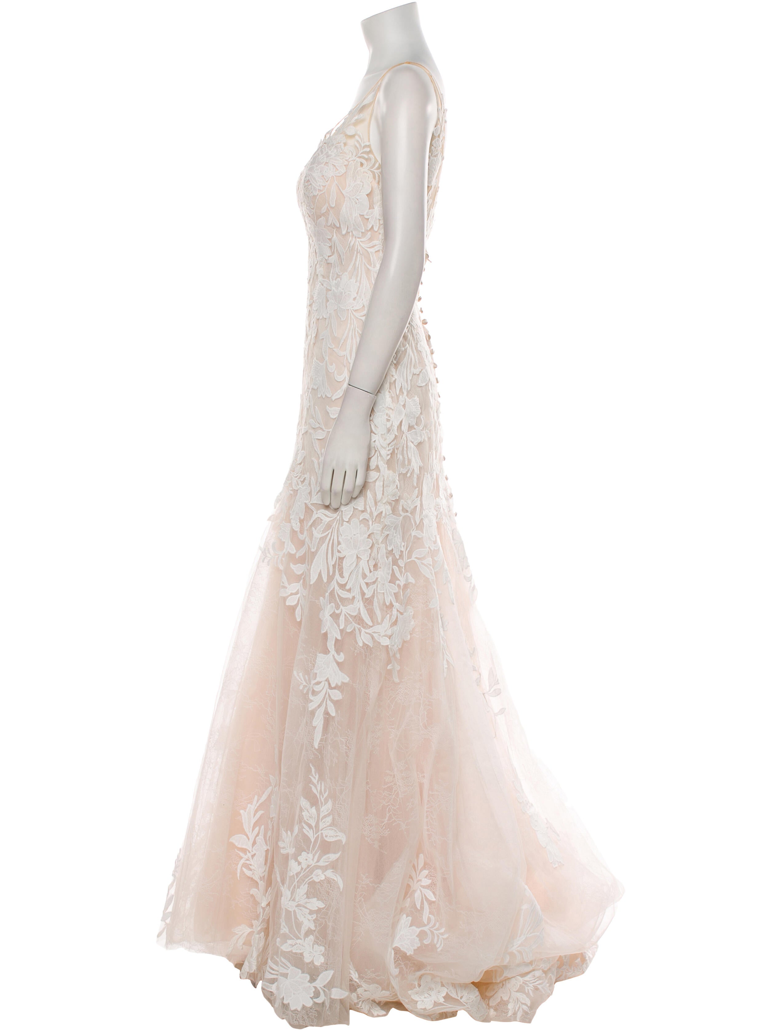 Madison James Lace Pattern Long Dress w/ Tags