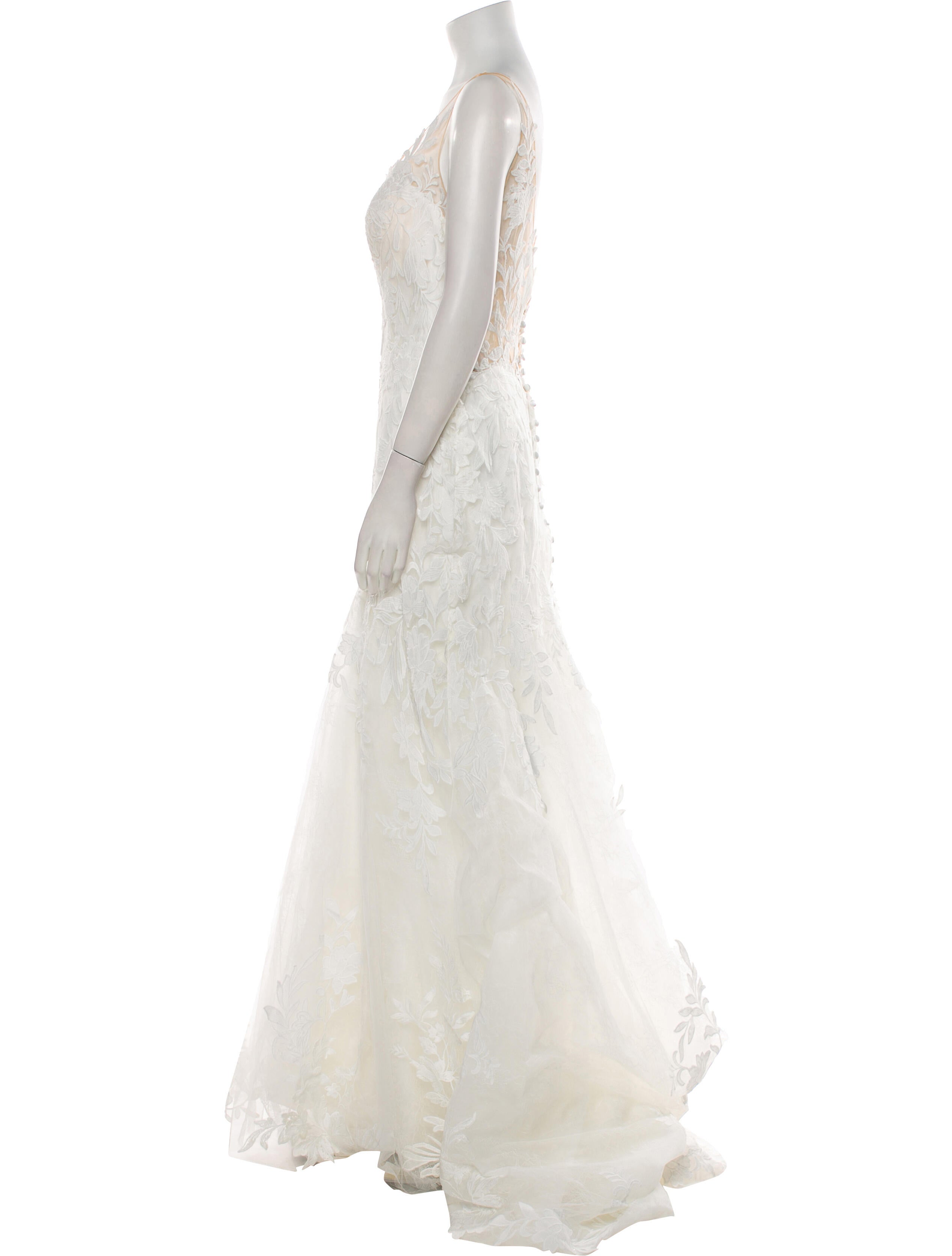 Madison James Lace Pattern Long Dress w/ Tags