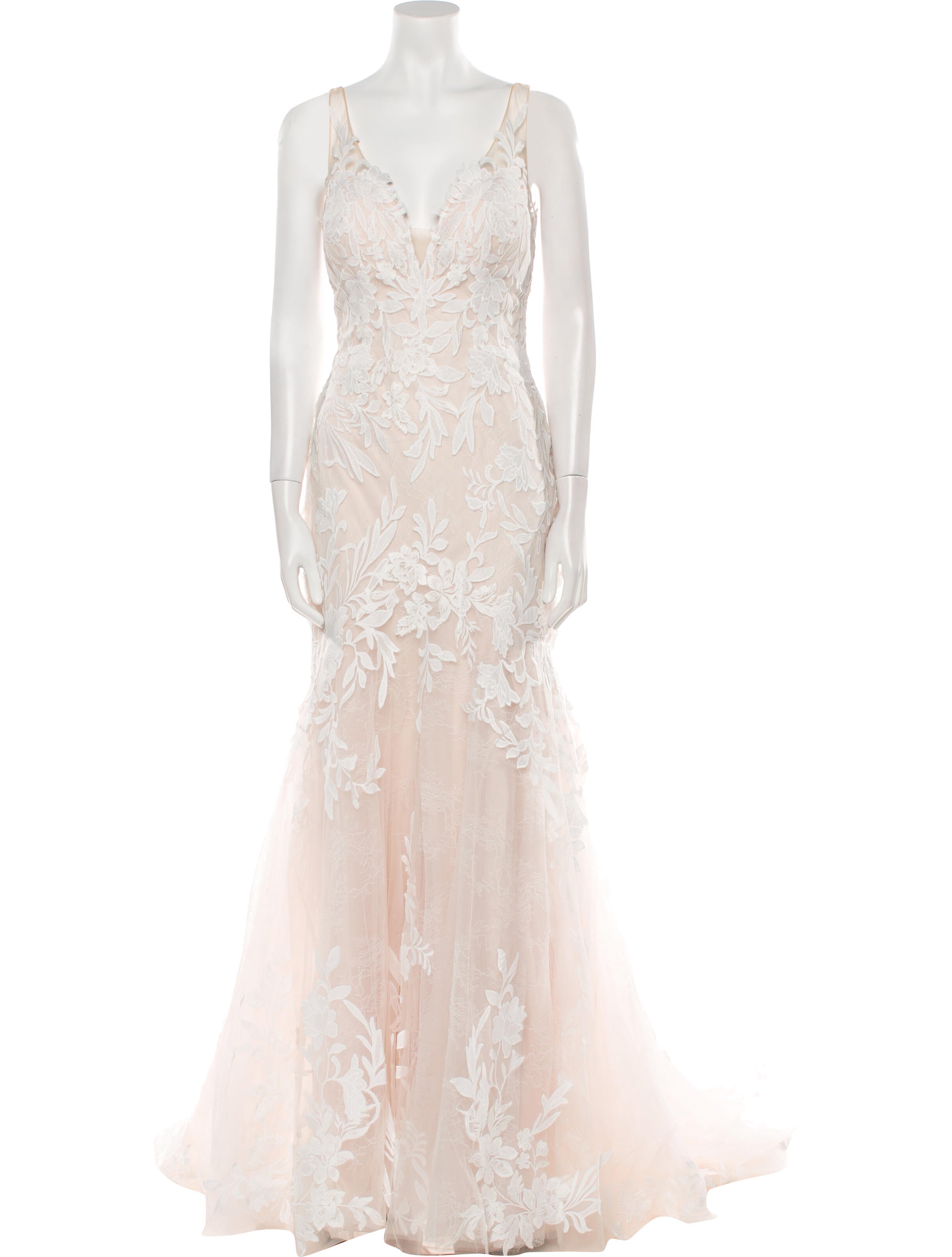 Madison James Lace Pattern Long Dress w/ Tags