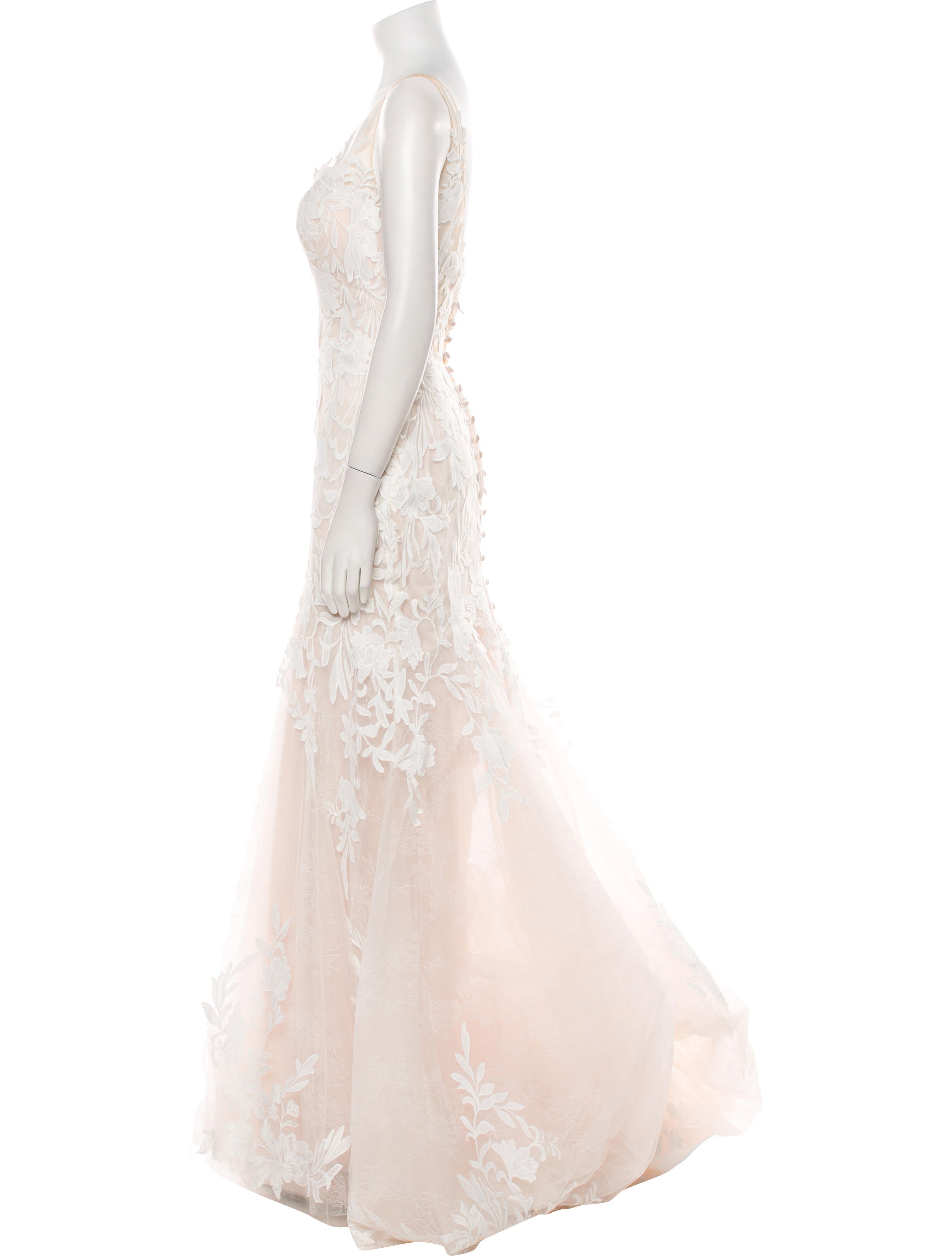 Madison James Lace Pattern Long Dress w/ Tags