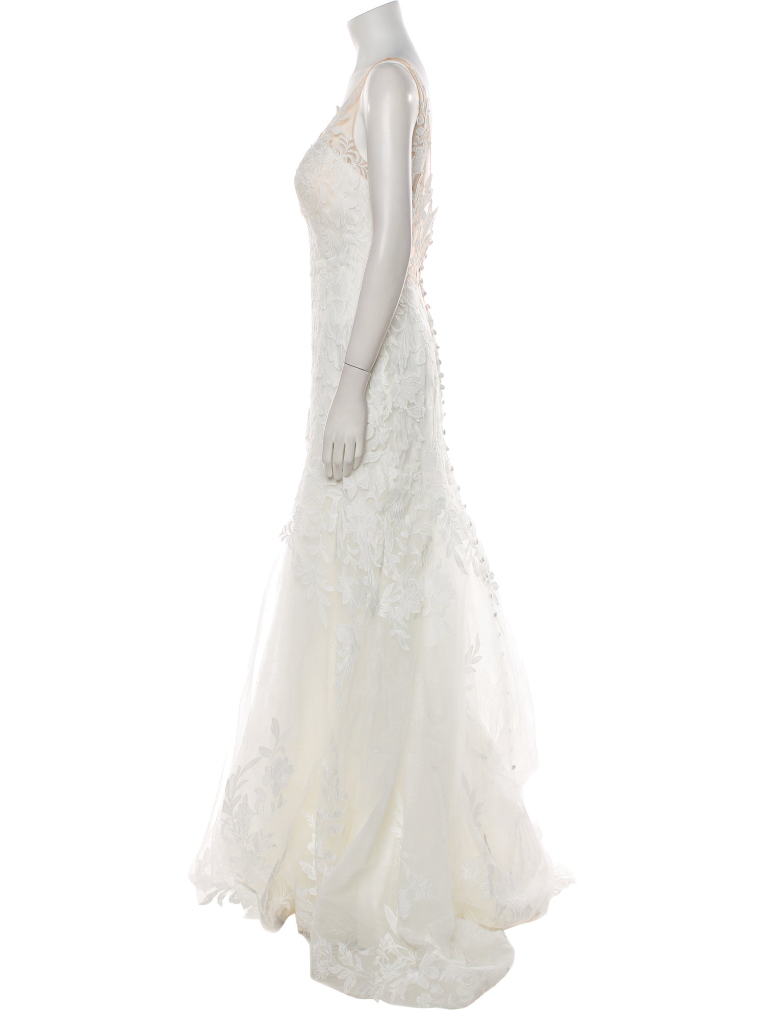 Madison James Lace Pattern Long Dress w/ Tags