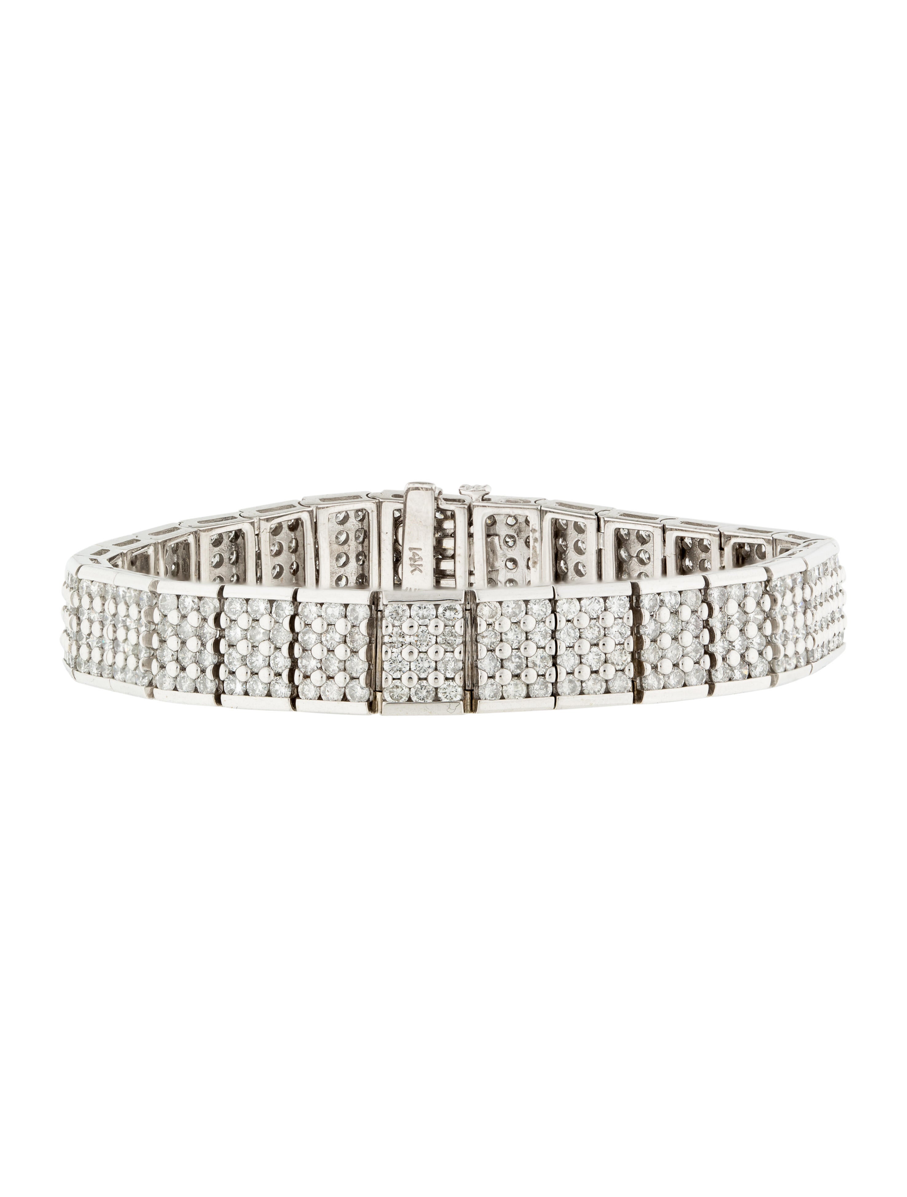 Bracelet 14K 9.84ctw Diamond Link Bracelet