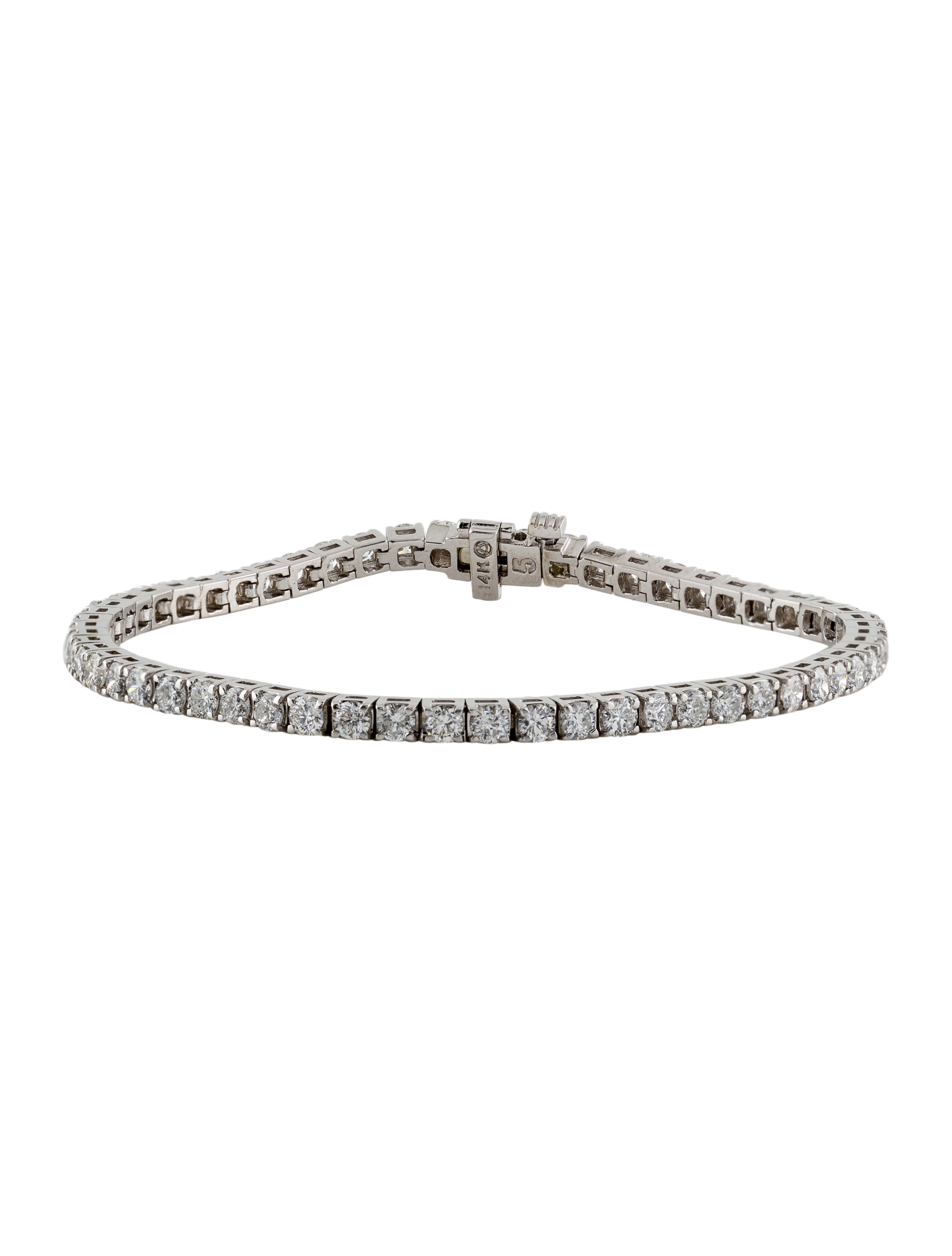 Bracelet 14K 5.0ctw Diamond Tennis Bracelet