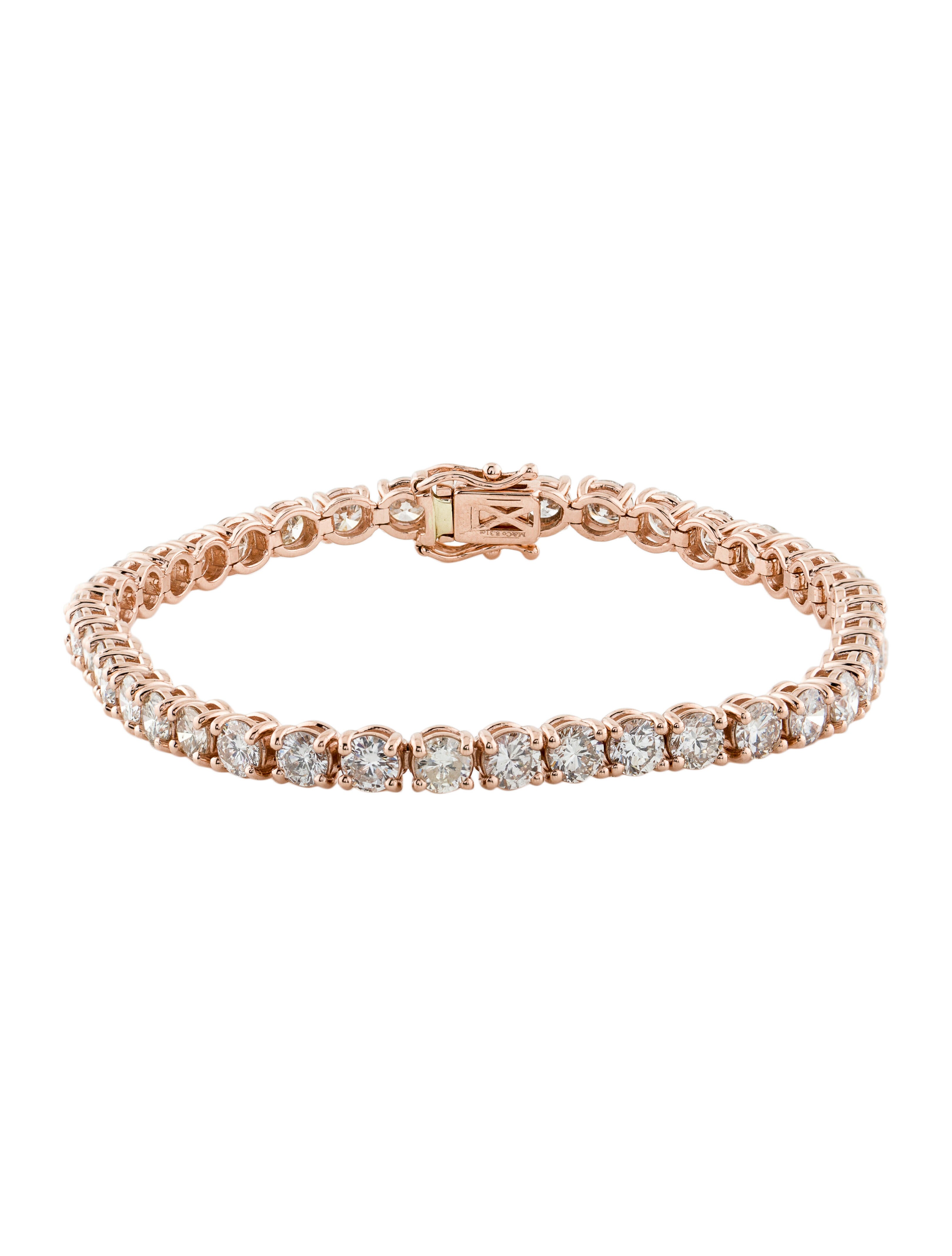 Bracelet 14K 9.43ctw Diamond Link Bracelet