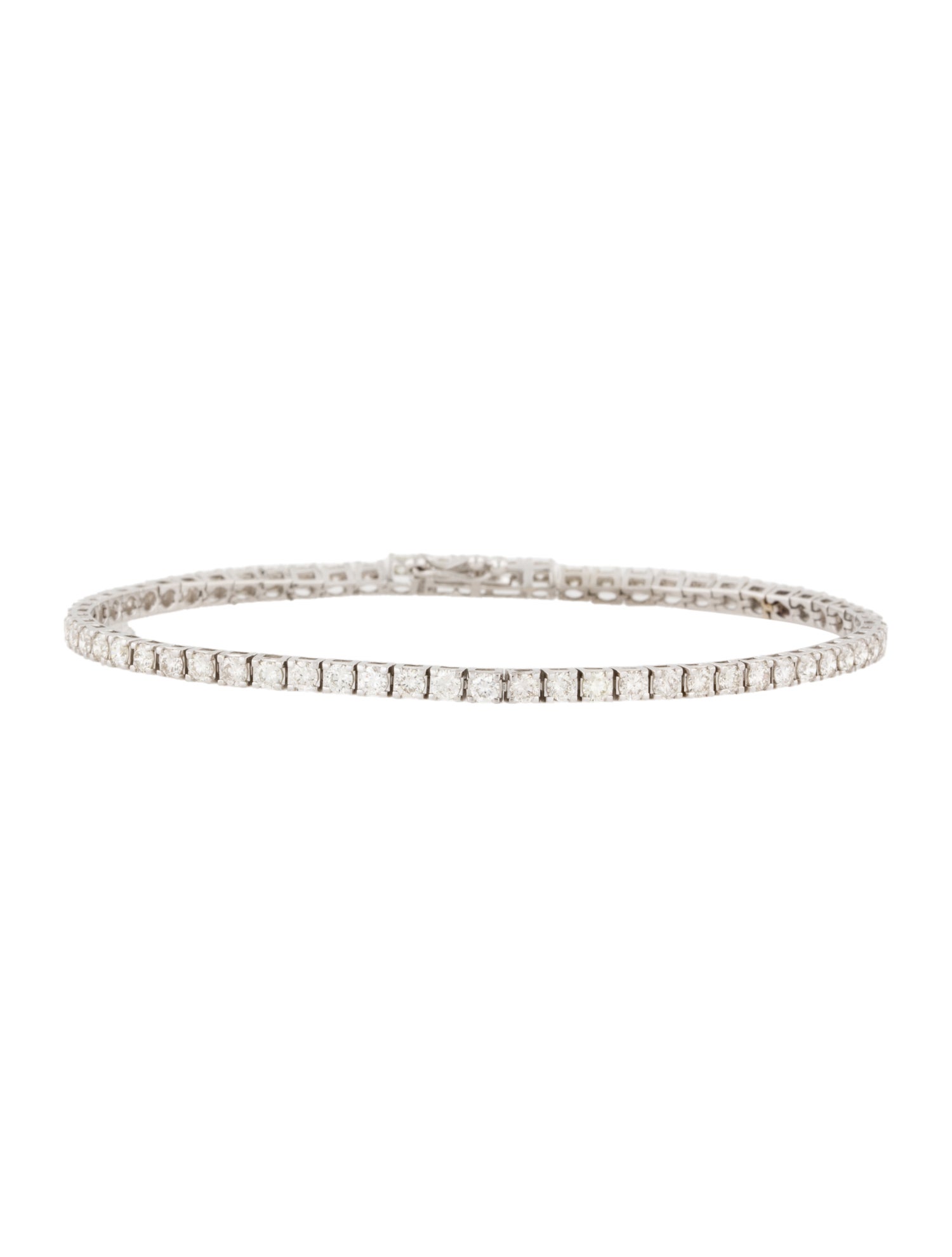 Bracelet 14K 3.84ctw Diamond Tennis