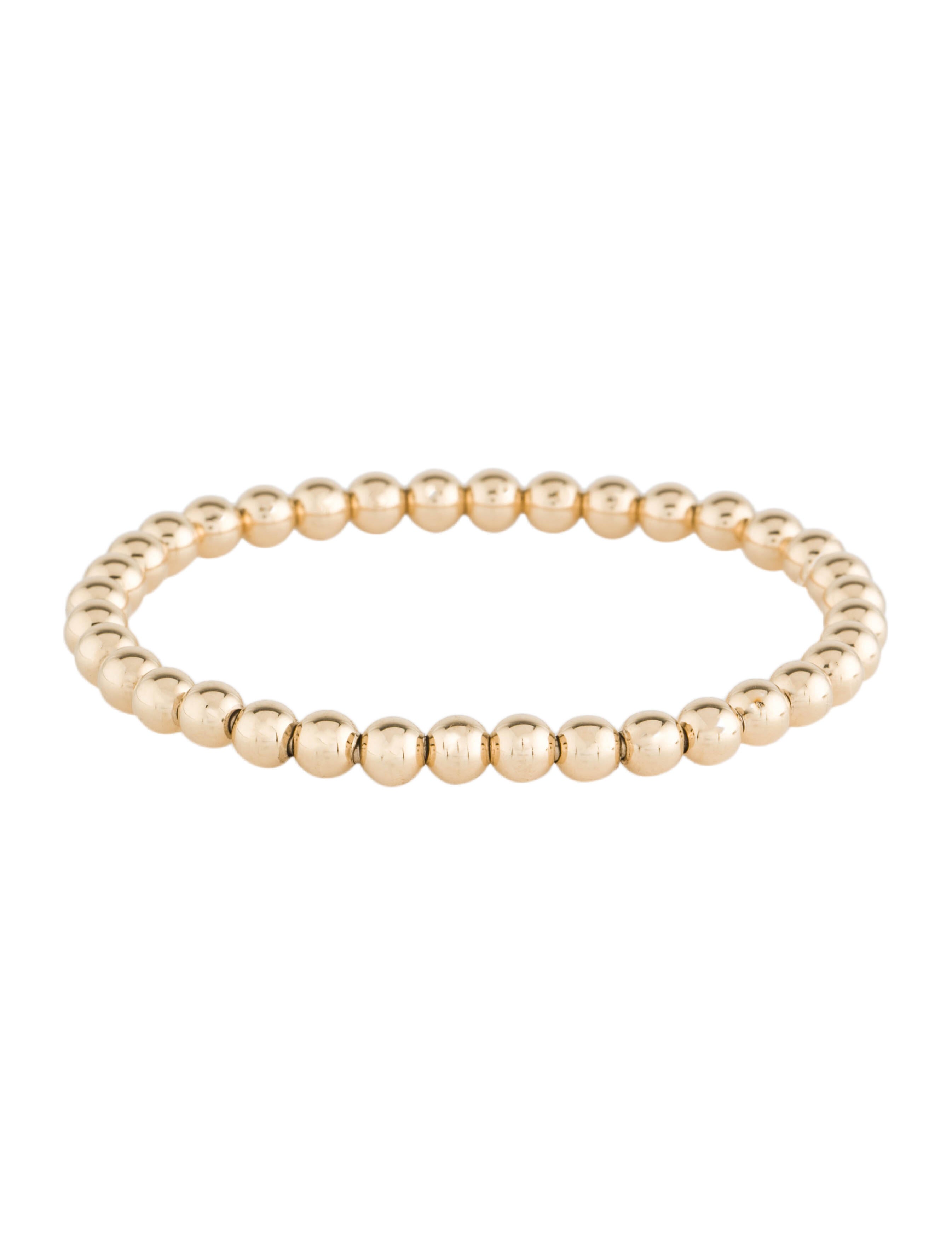 Bracelet 14K Stretch Bead Bracelet