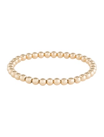 Bracelet 14K Stretch Bead Bracelet