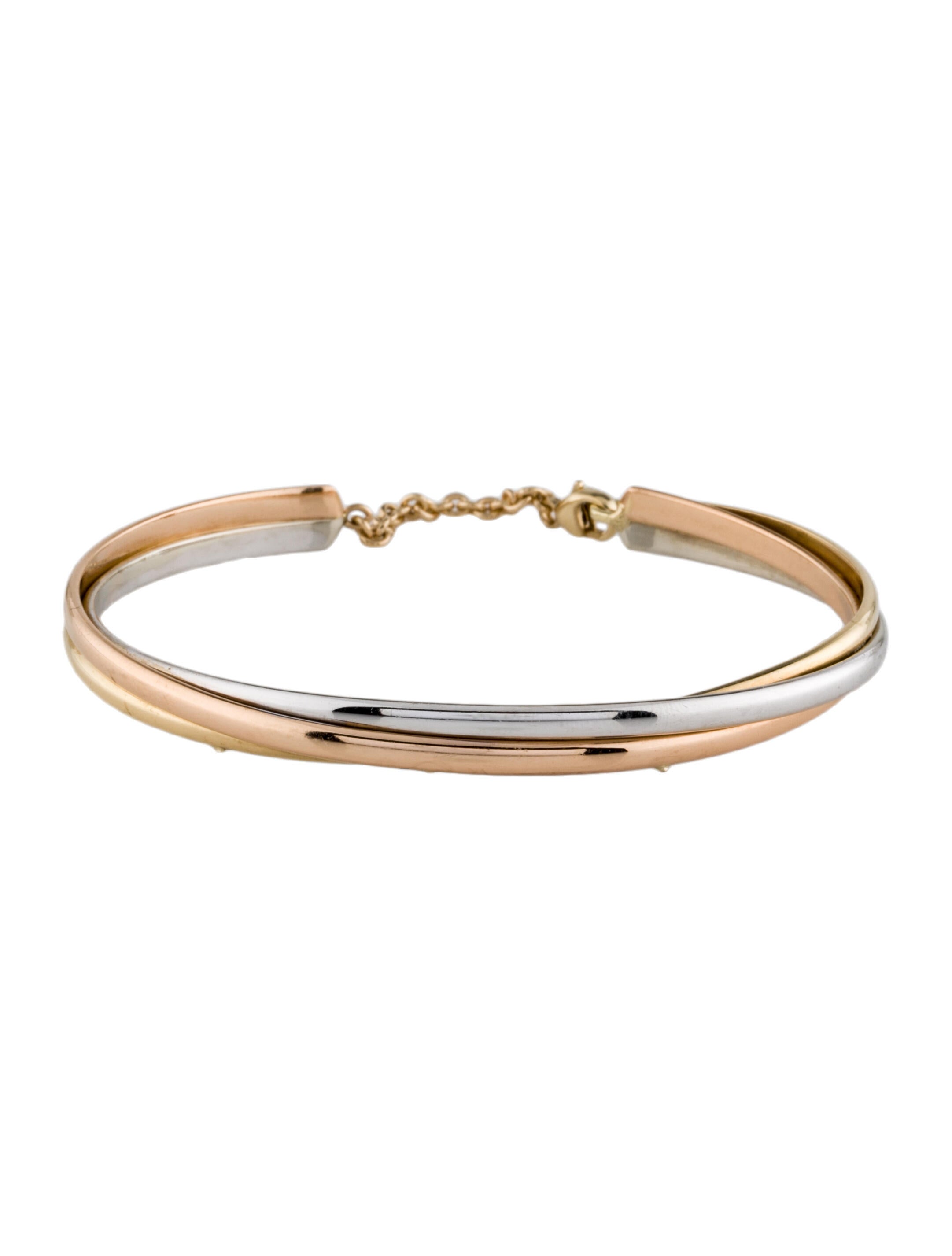 Bracelet Tri-Colored Bangle Bracelet