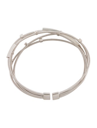 Bracelet 18K Diamond 5-Row Cuff Bracelet