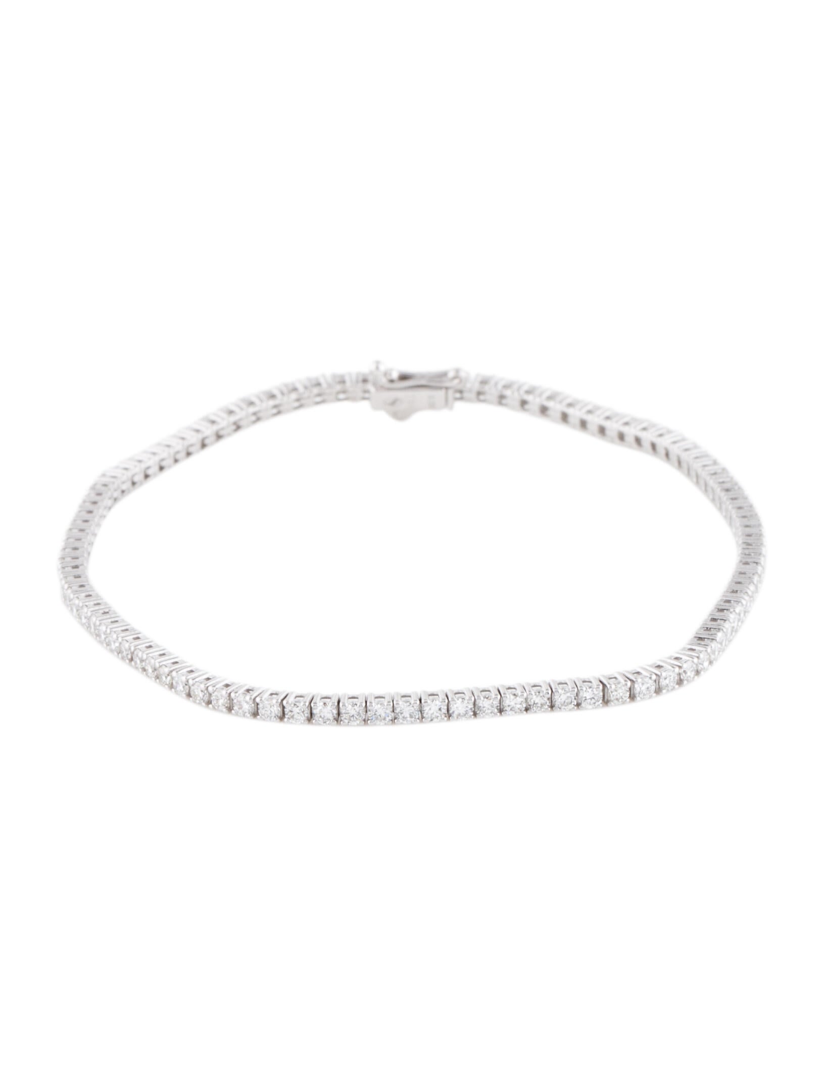 Bracelet 14K 2.40ctw Diamond Link Bracelet 14K White Gold Link, Bracelets BRACE121939 The