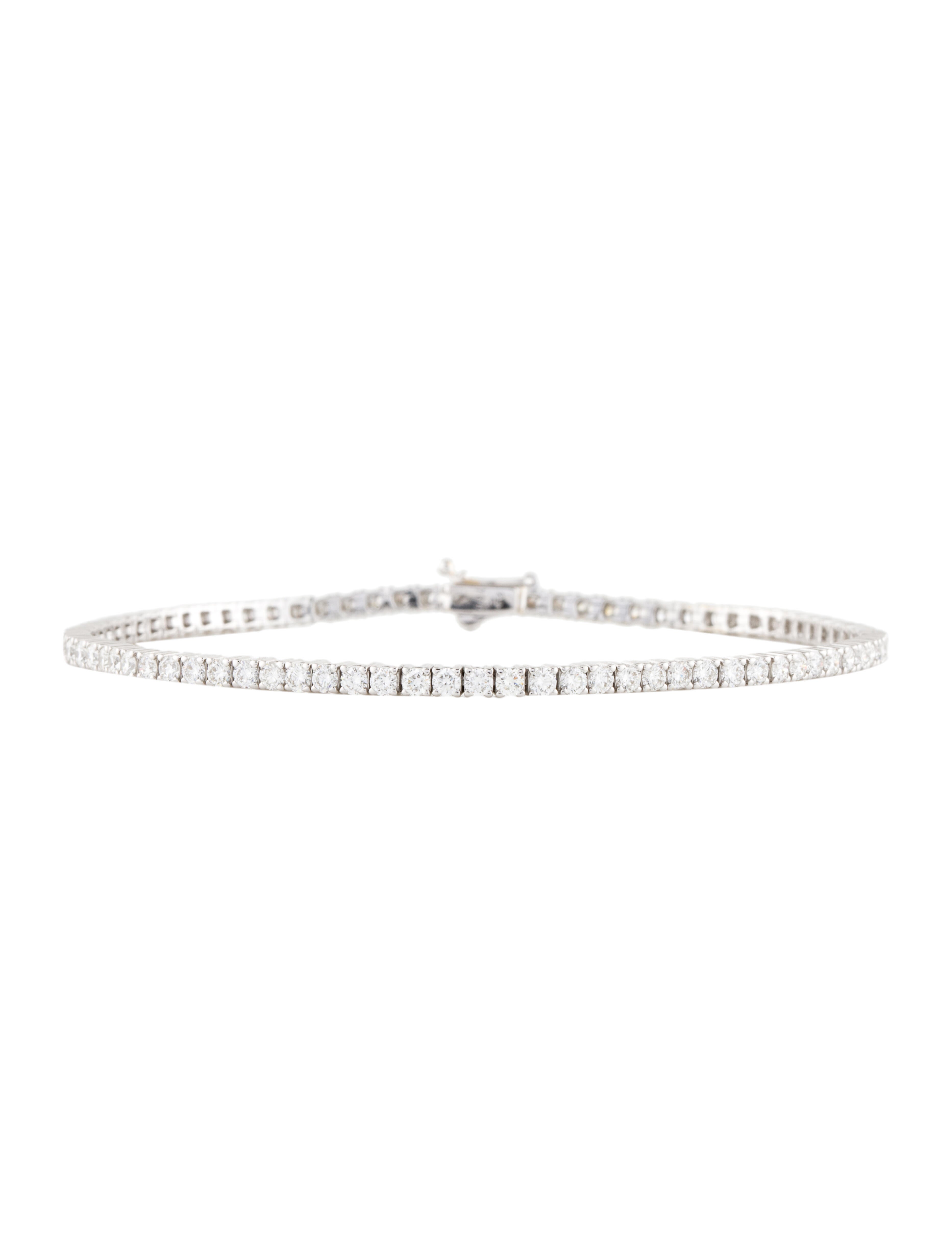 Bracelet 14K 2.00ctw Diamond Tennis Link Bracelet 14K White Gold Link, Bracelets BRACE124810